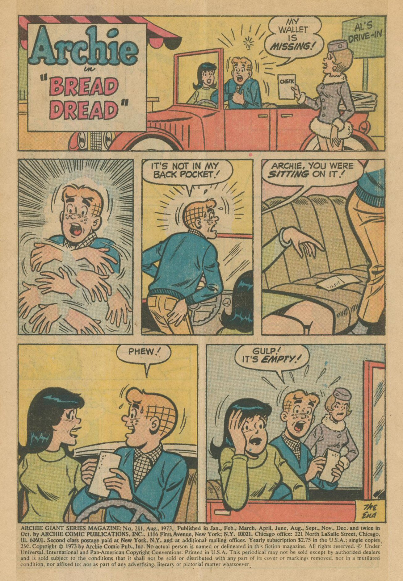 Read online Archie Giant Series Magazine comic -  Issue #211 - 3