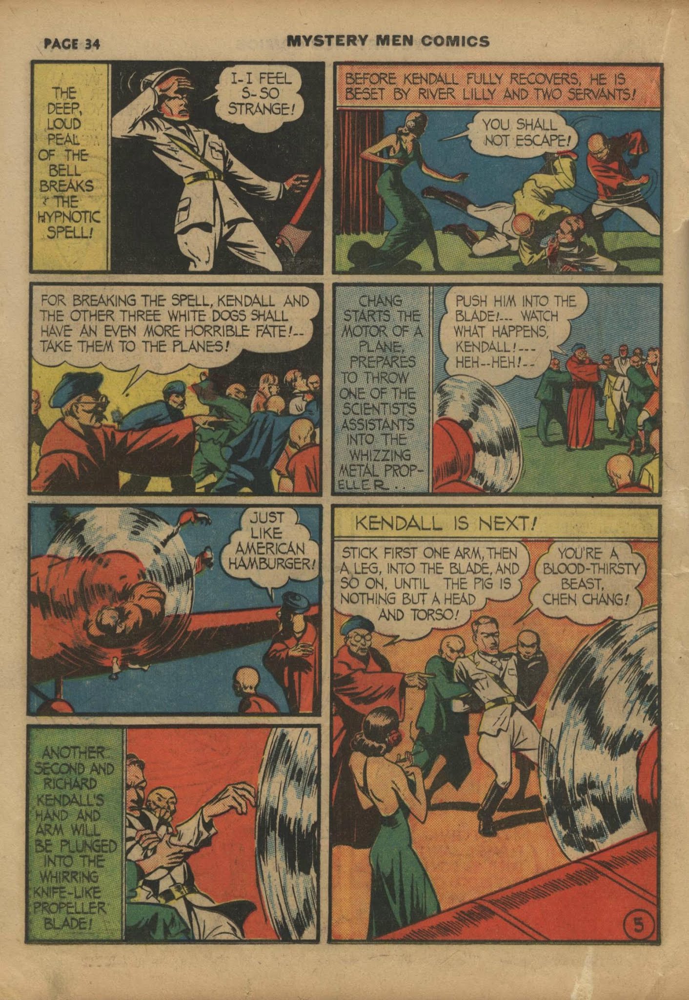 Read online Mystery Men Comics comic -  Issue #10 - 36