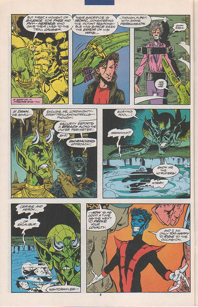Read online Excalibur (1988) comic -  Issue #58 - 9