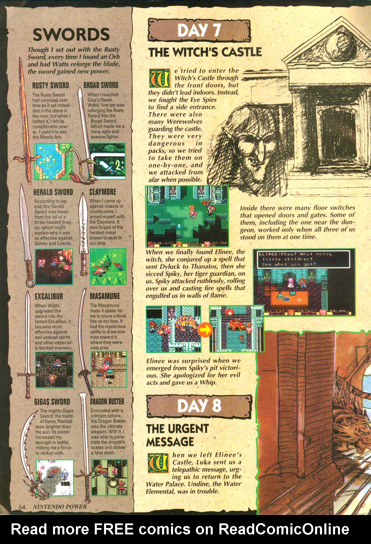 Read online Nintendo Power comic -  Issue #62 - 67