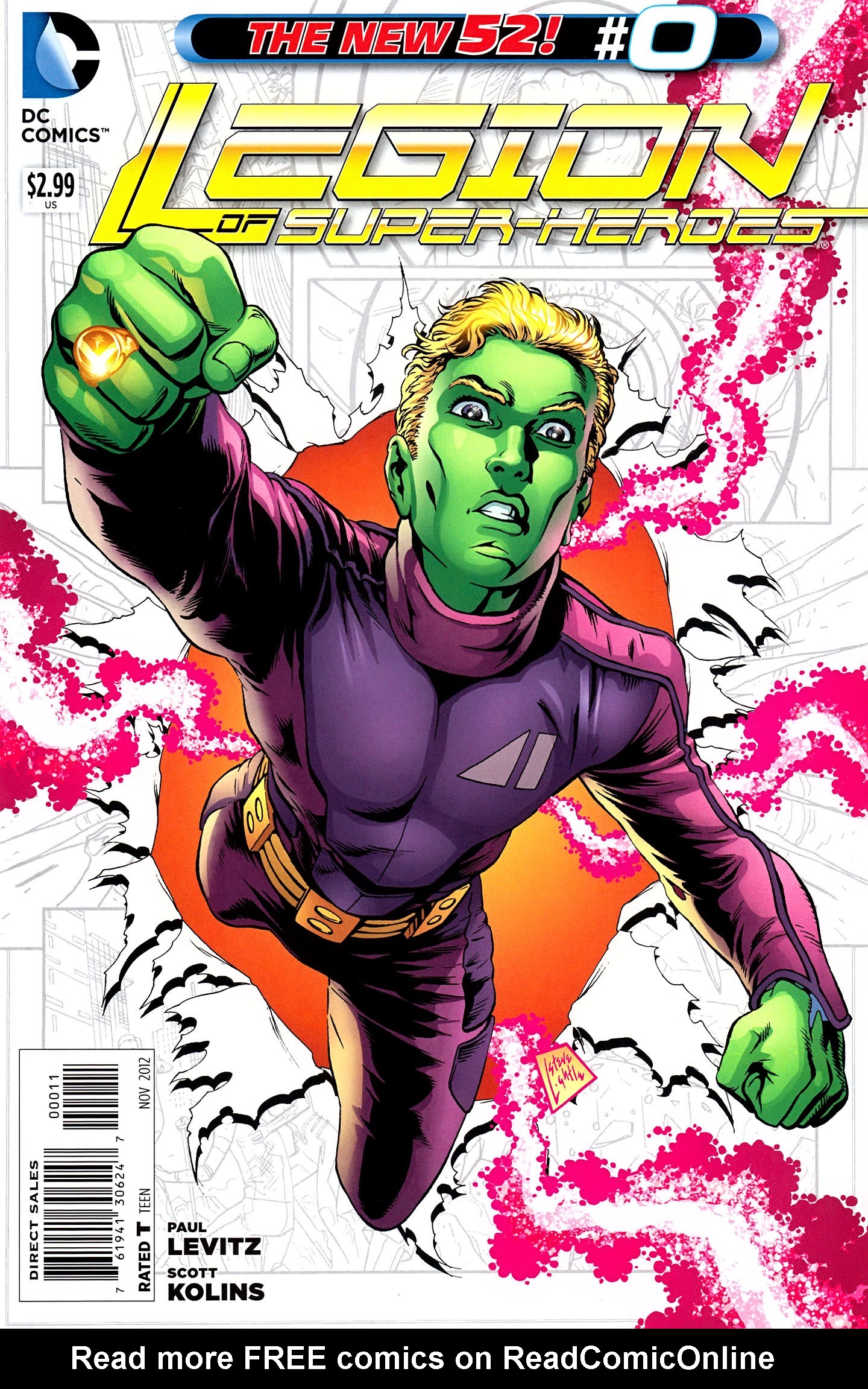 Read online Legion of Super-Heroes (2011) comic -  Issue #0 - 1