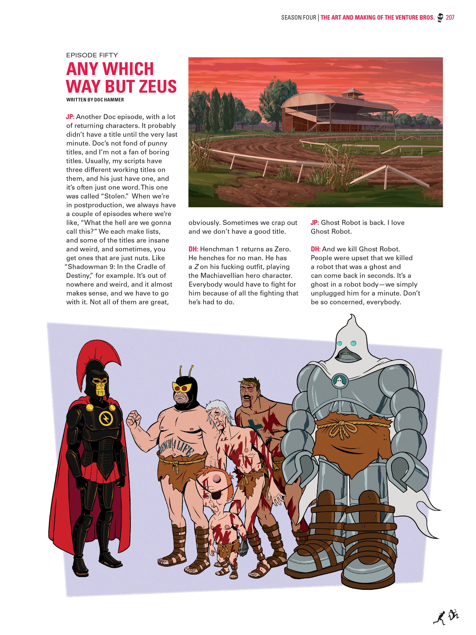 Read online Go Team Venture!: The Art and Making of The Venture Bros. comic -  Issue # TPB (Part 3) - 6
