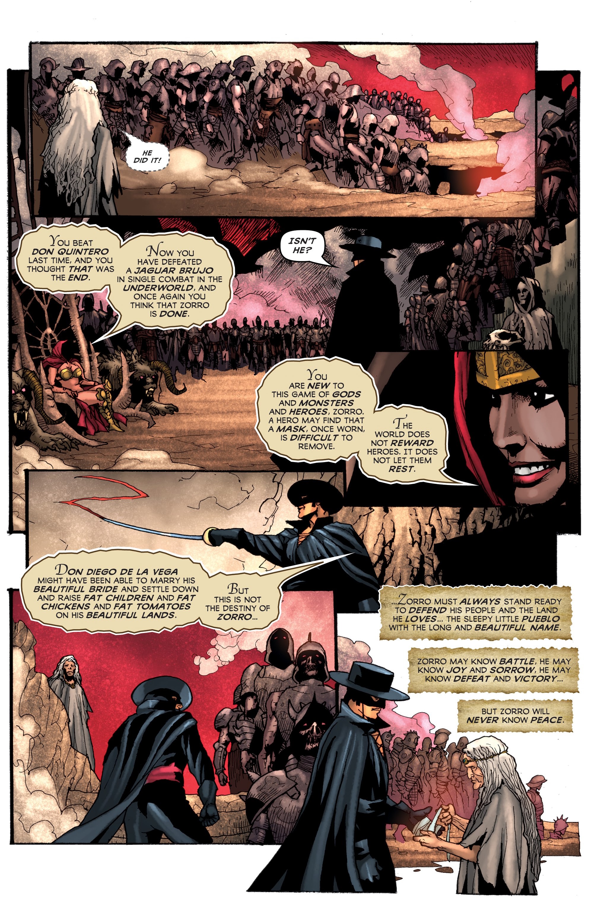 Read online Zorro: Swords of Hell comic -  Issue #4 - 21
