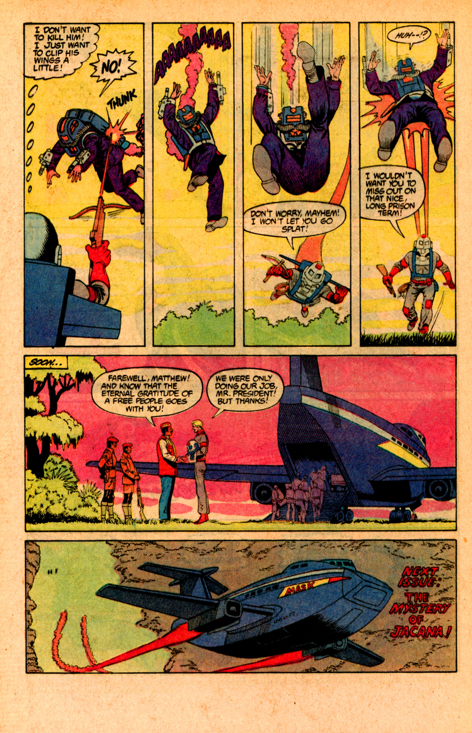 Read online MASK (1987) comic -  Issue #5 - 32