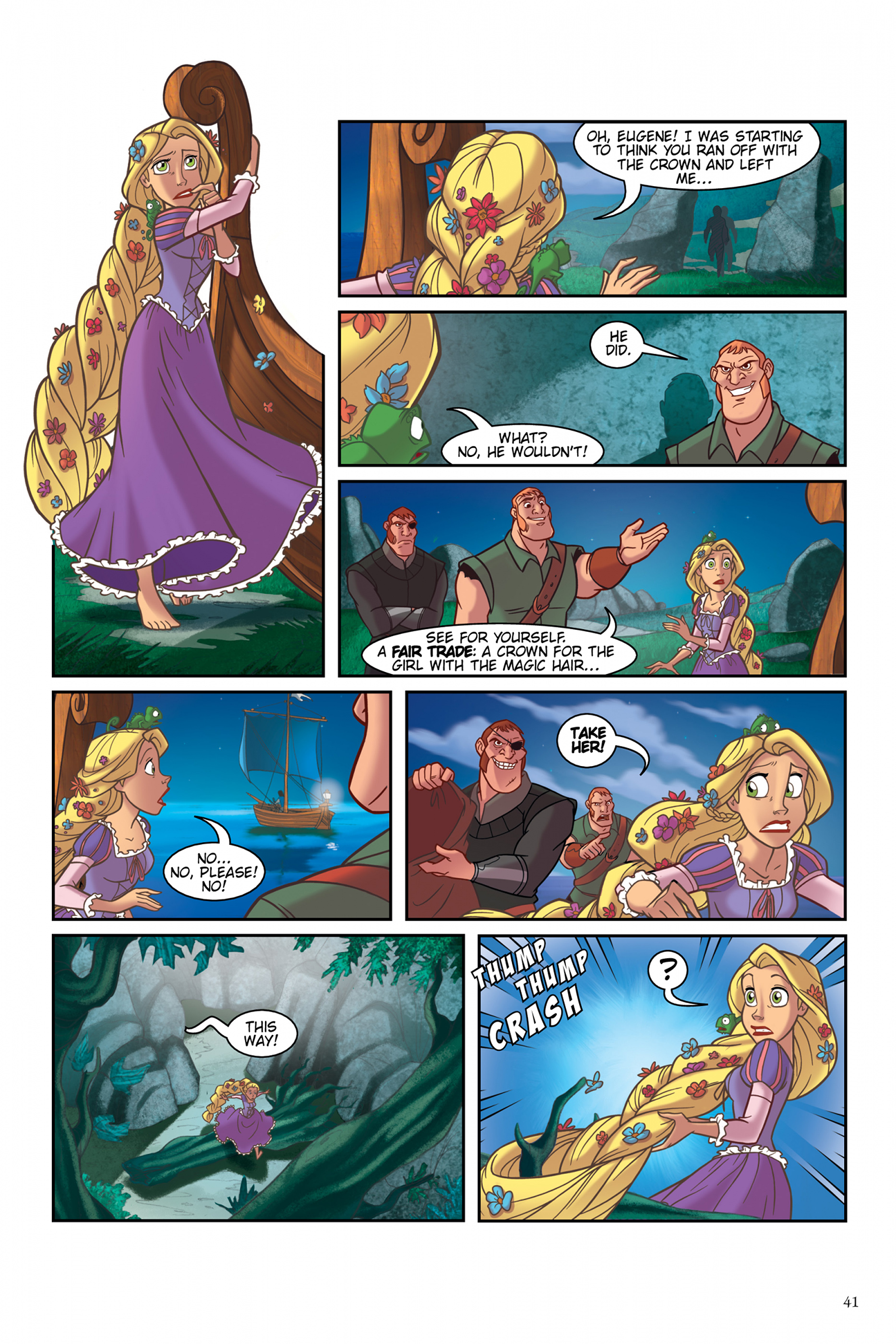 Read online Disney Tangled: The Story of the Movie in Comics comic -  Issue # Full - 43