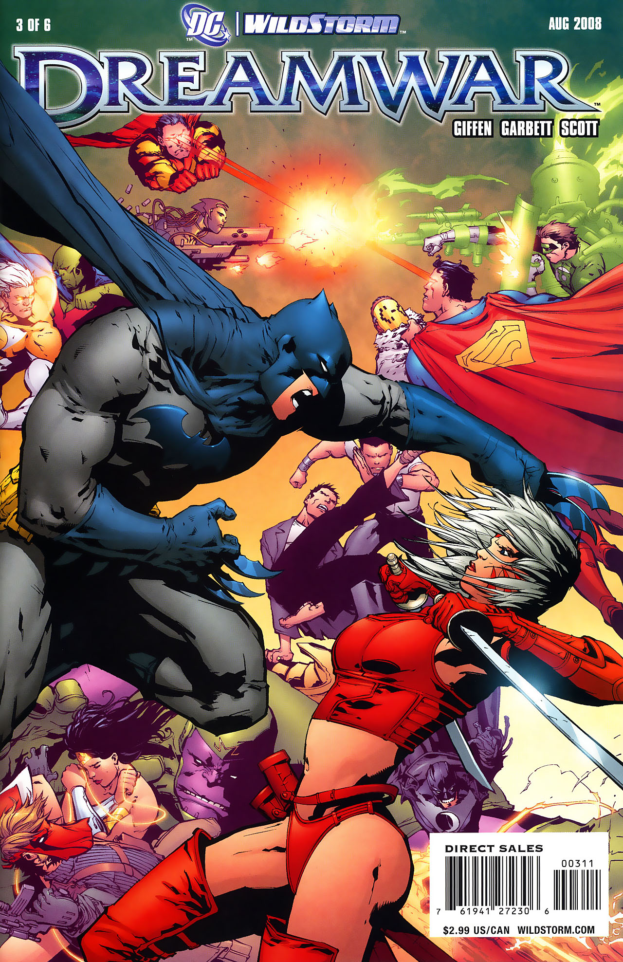 Read online DC/WS DreamWar comic -  Issue #3 - 1