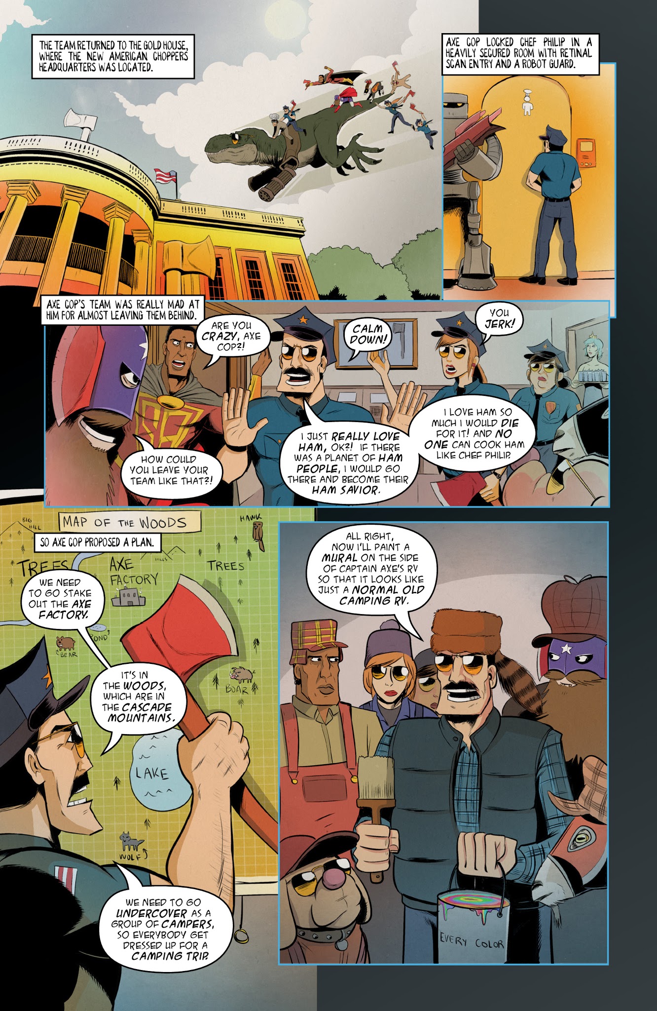 Read online Axe Cop comic -  Issue # TPB 6 - 34