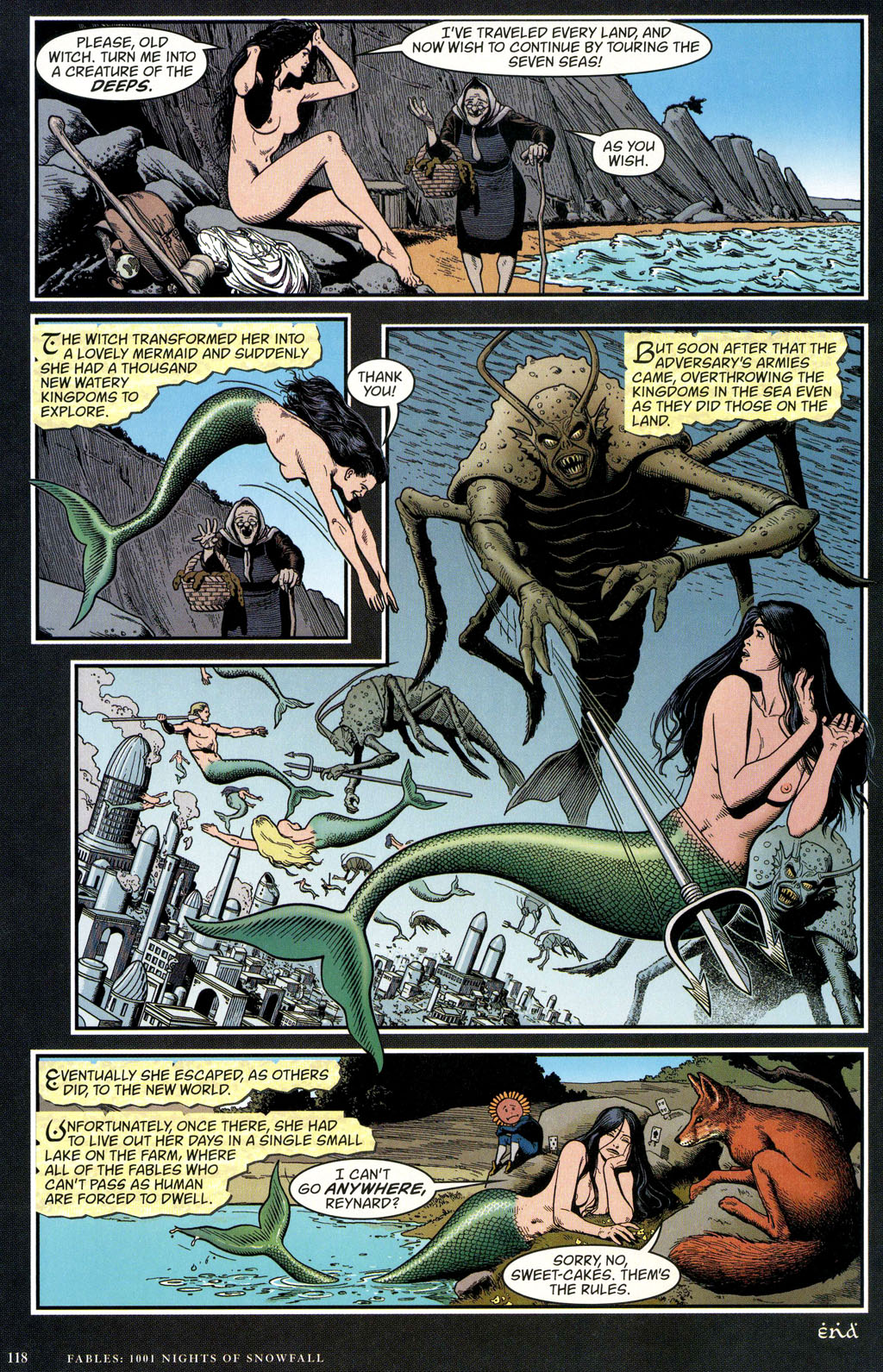 Read online Fables: 1001 Nights of Snowfall comic -  Issue # Full - 118