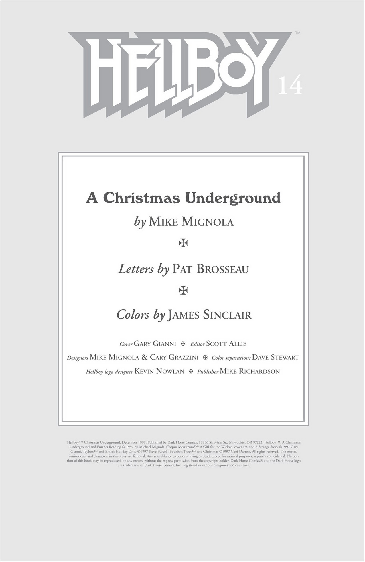 Read online Hellboy Christmas Underground comic -  Issue # Full - 2