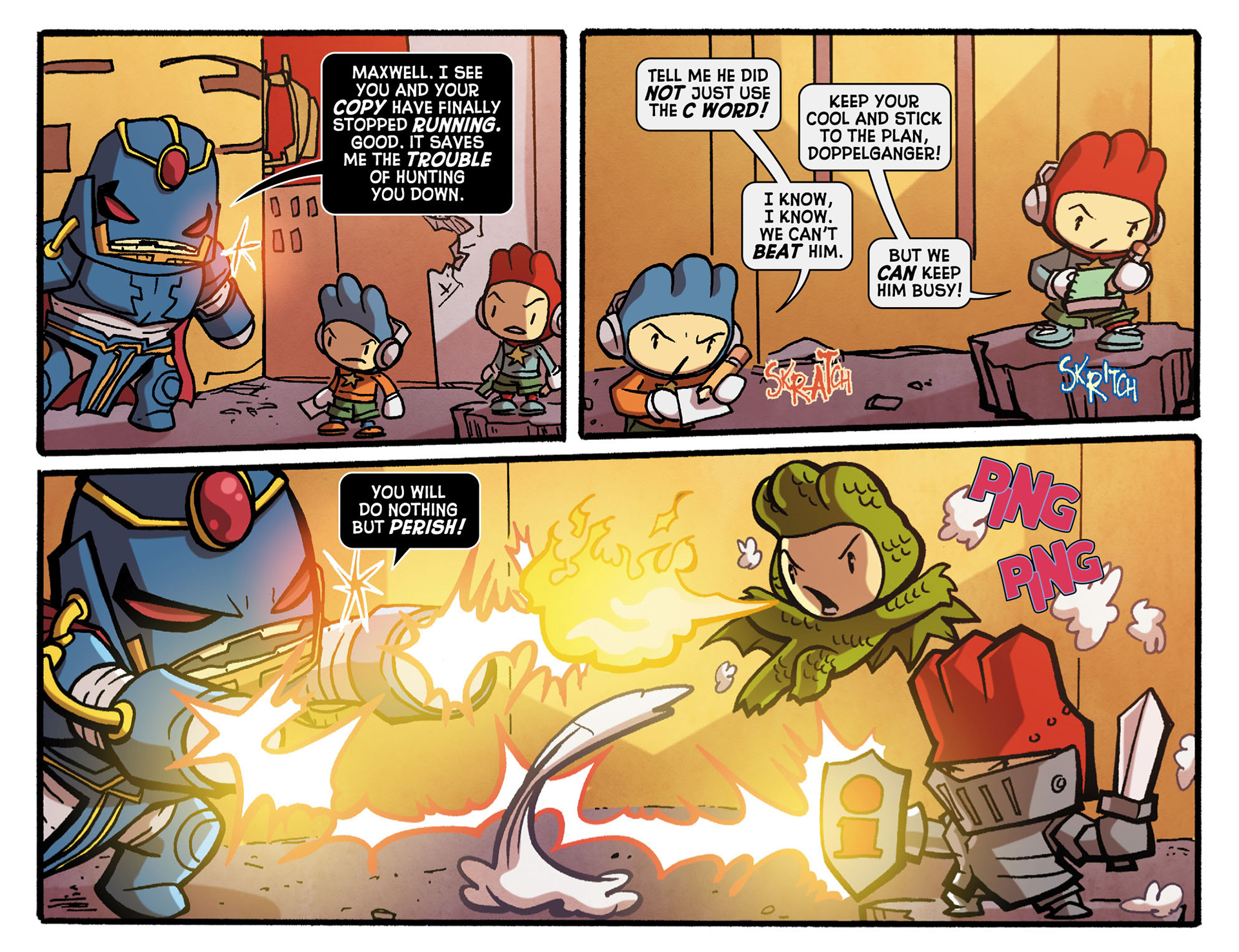 Read online Scribblenauts Unmasked: A Crisis of Imagination comic -  Issue #17 - 5