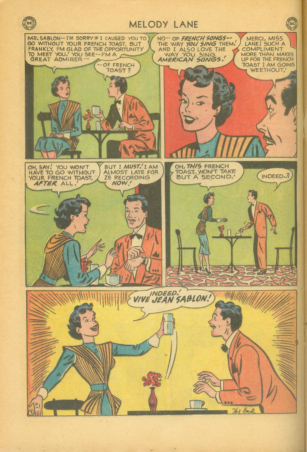 Read online Miss Melody Lane of Broadway comic -  Issue #1 - 24