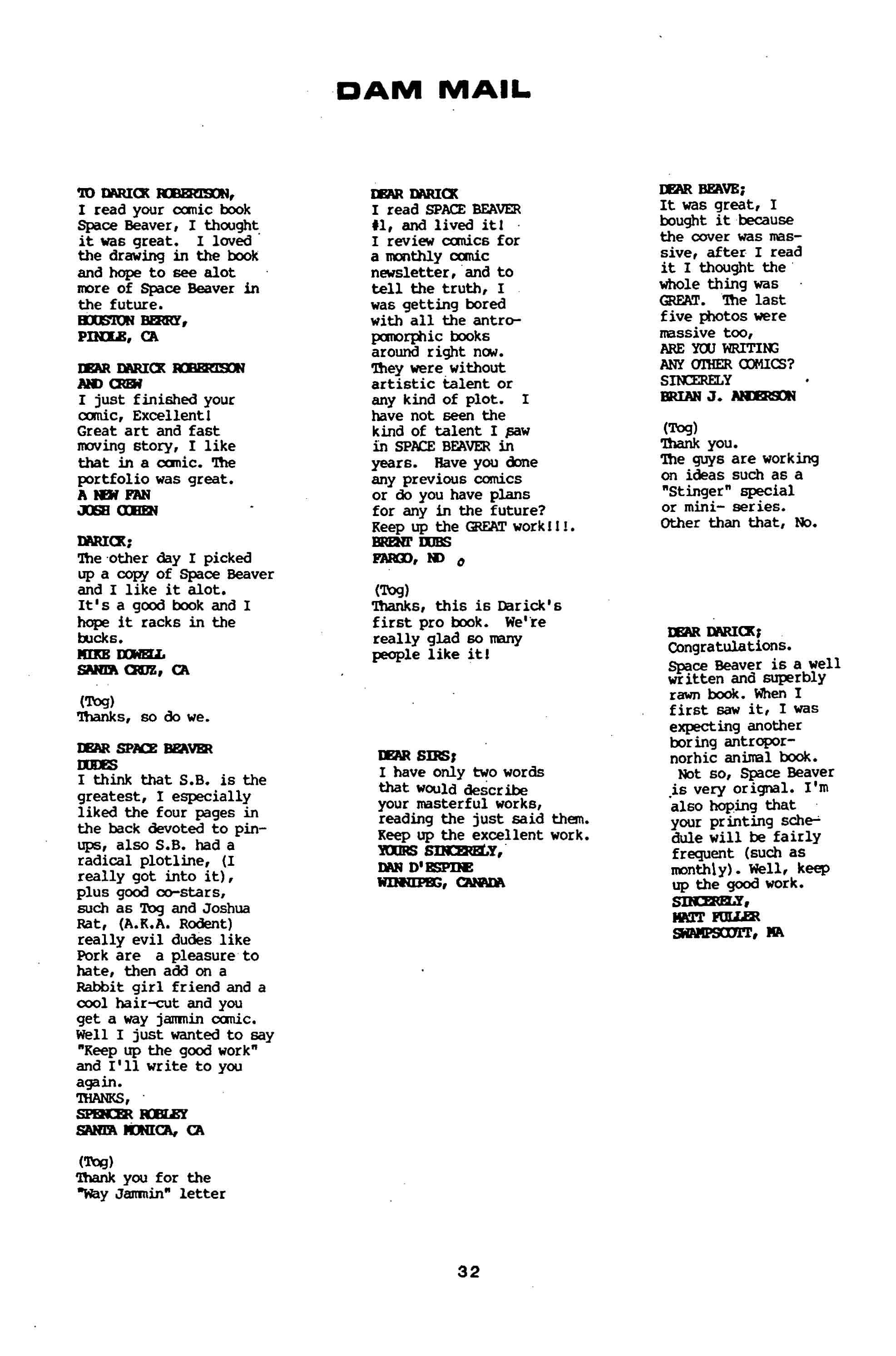 Read online Space Beaver comic -  Issue #3 - 34