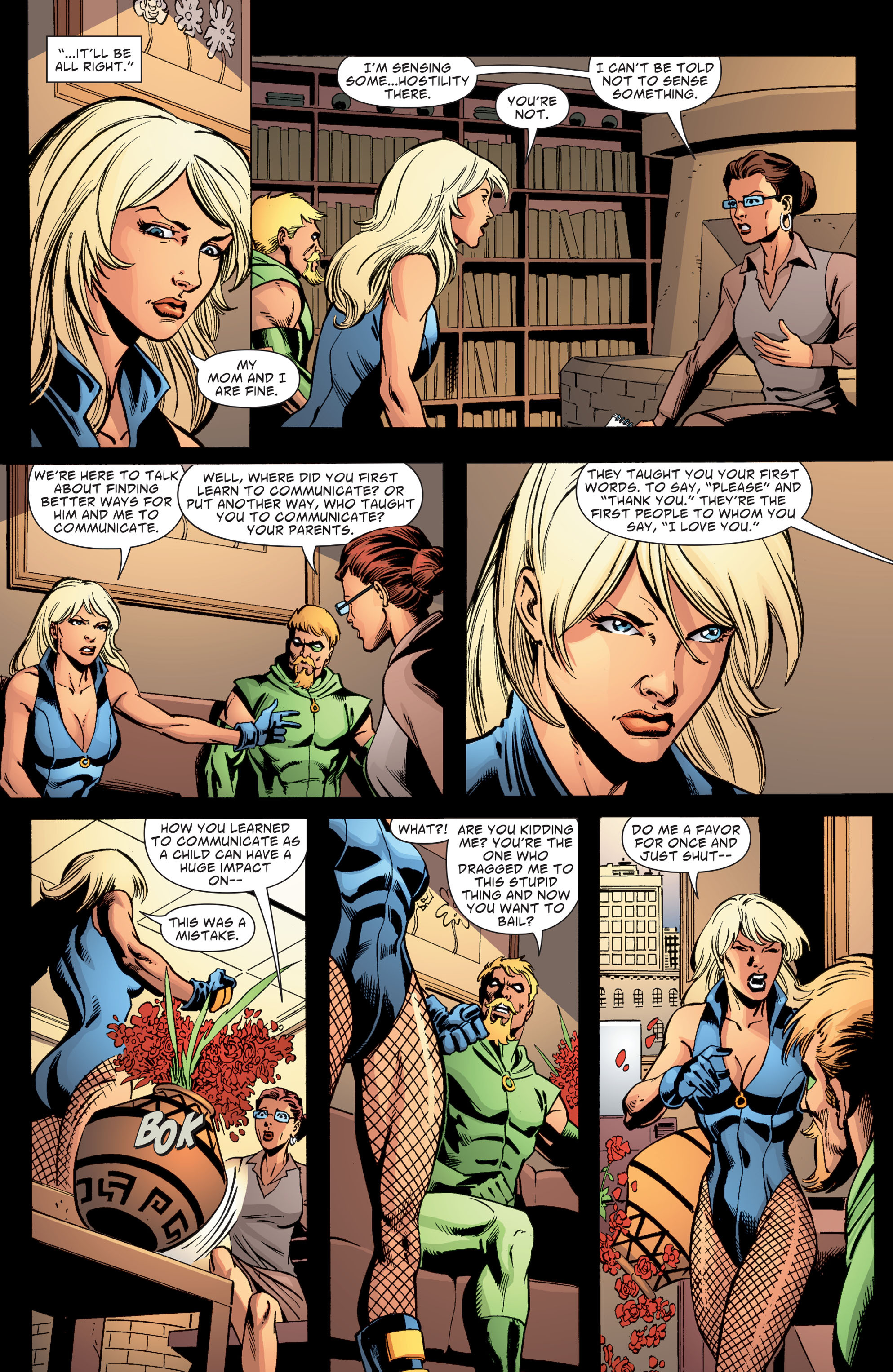 Read online Green Arrow/Black Canary comic -  Issue #20 - 10
