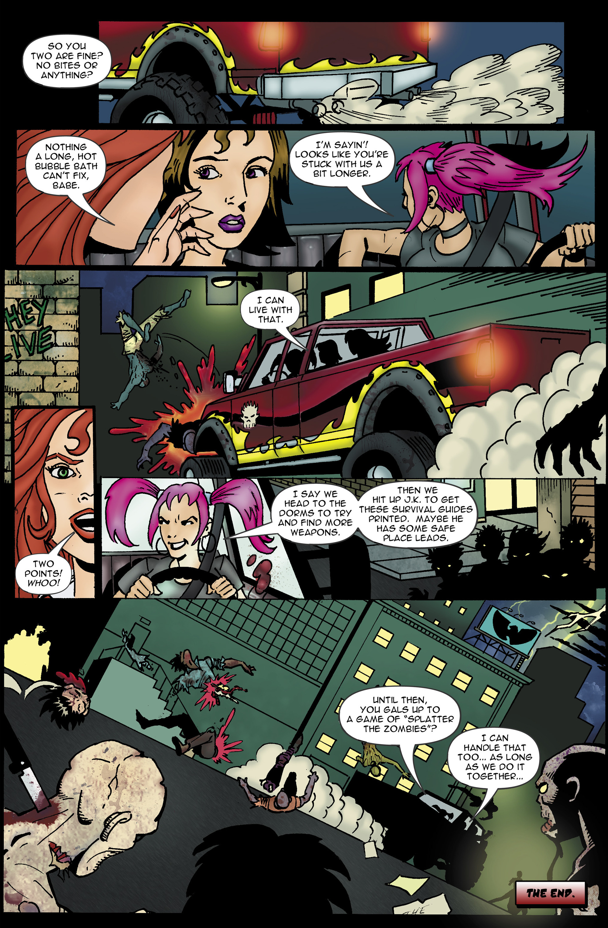 Read online Chaos Campus: Sorority Girls Vs. Zombies comic -  Issue #3 - 24