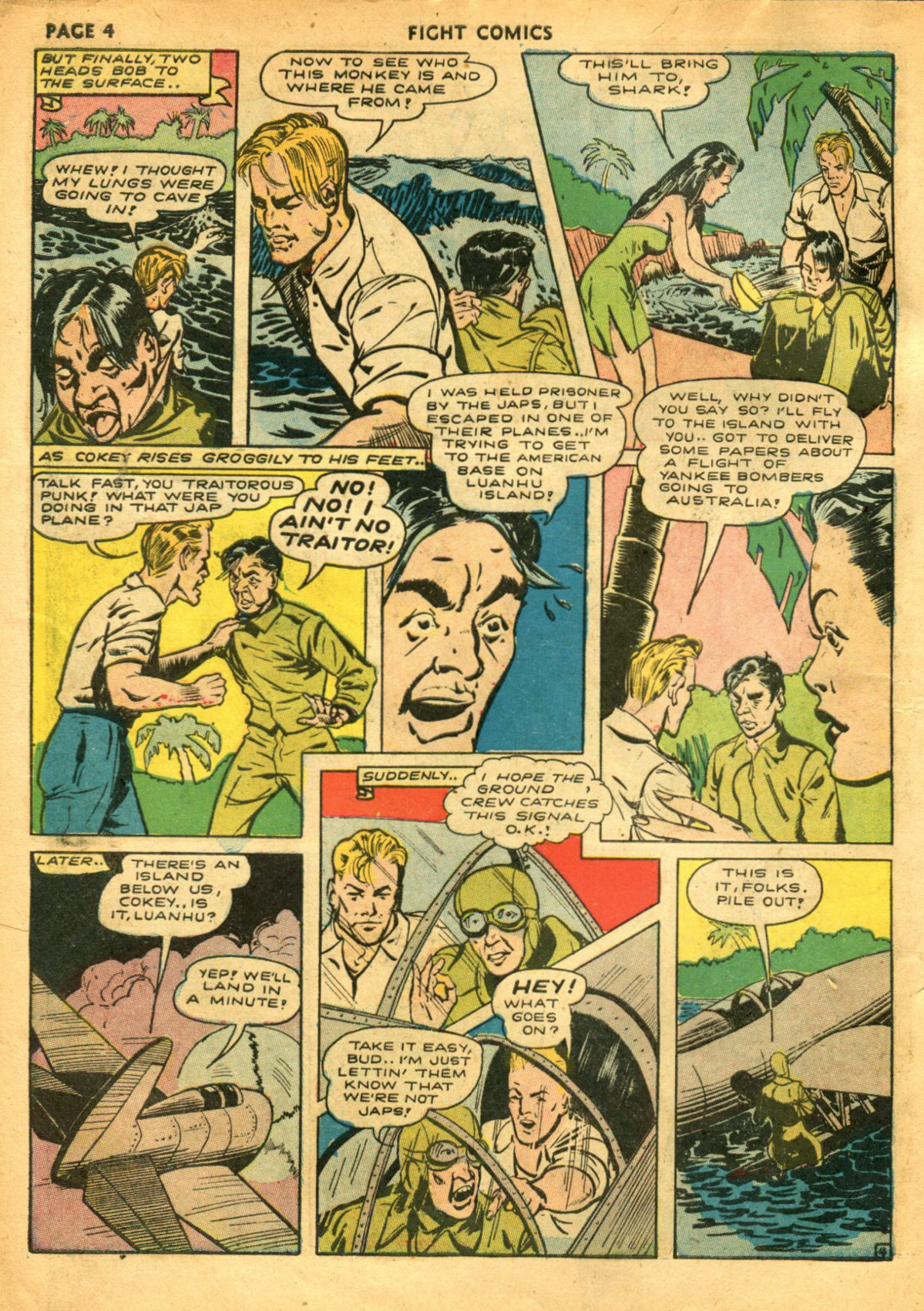 Read online Fight Comics comic -  Issue #22 - 6