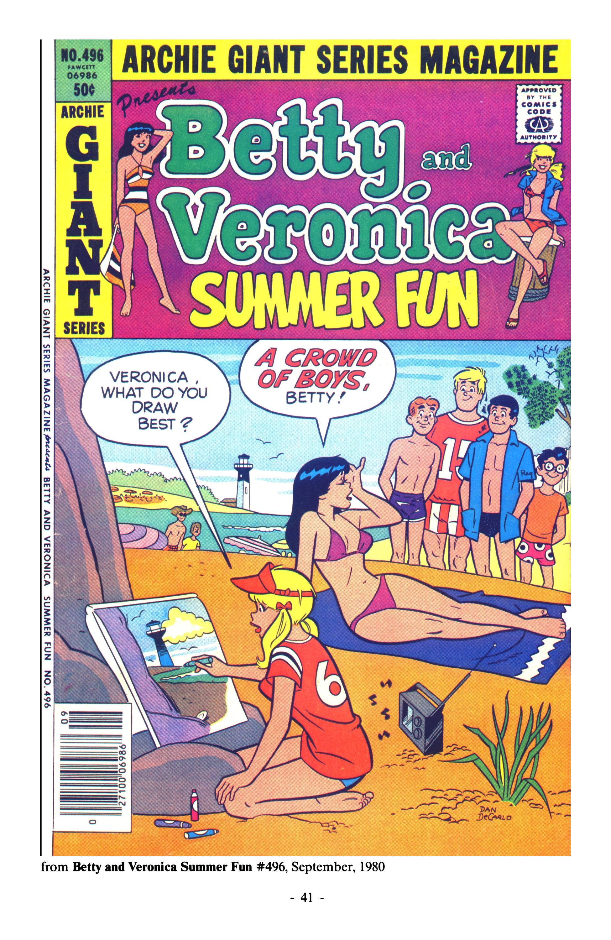 Read online Best of Betty and Veronica Summer Fun comic -  Issue # TPB (Part 1) - 57