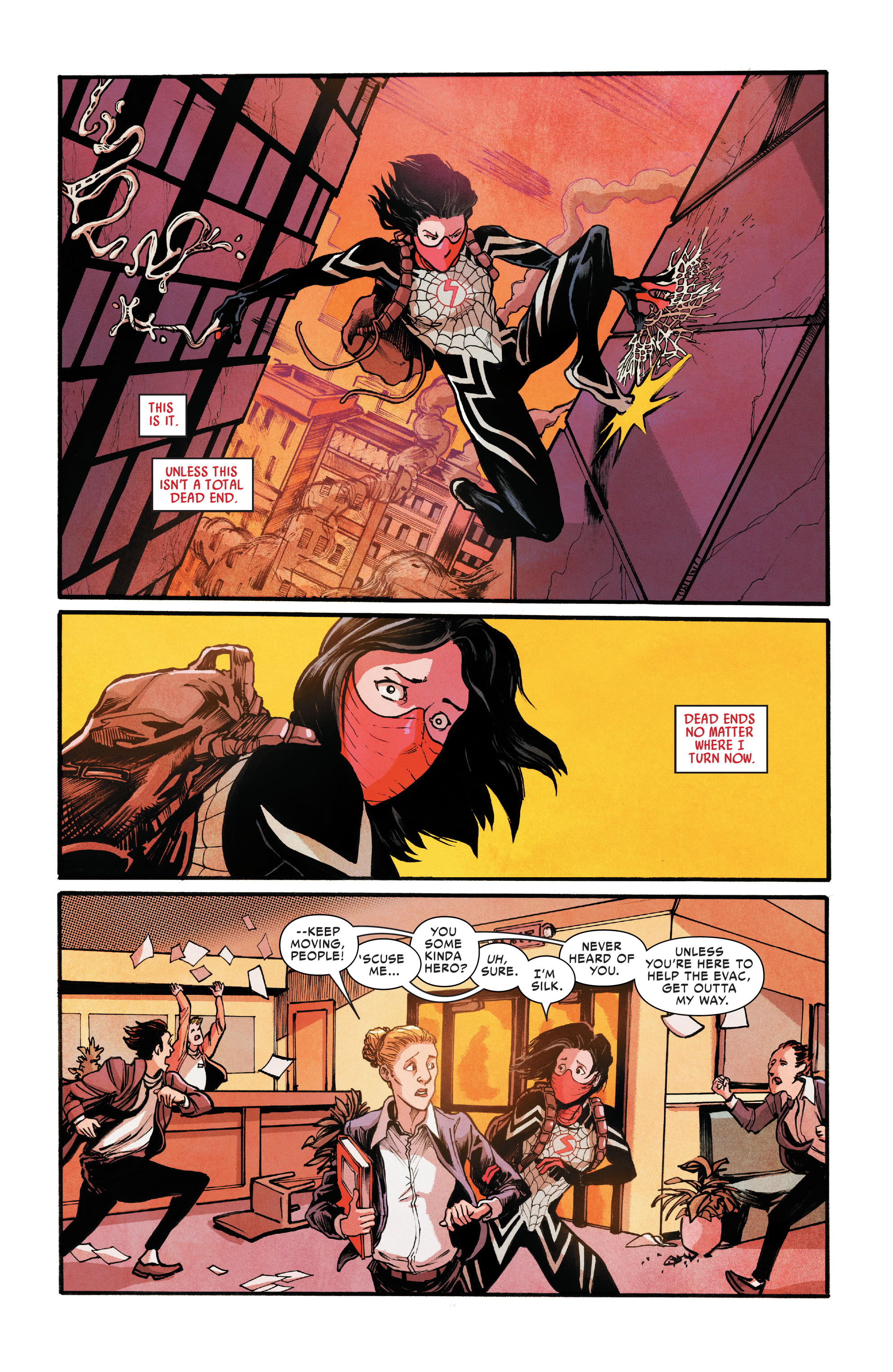 Read online Silk: Out of the Spider-Verse comic -  Issue # TPB 1 (Part 3) - 6