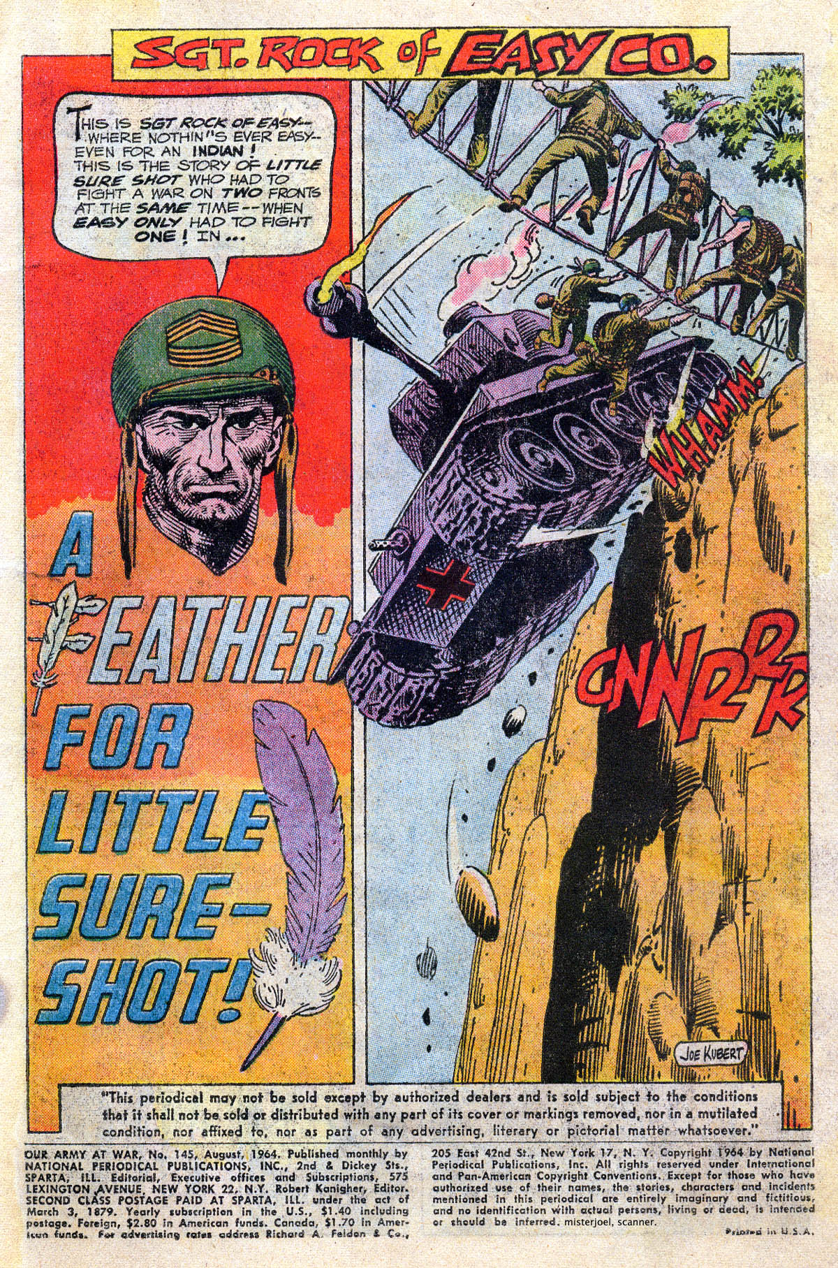 Read online Our Army at War (1952) comic -  Issue #145 - 3