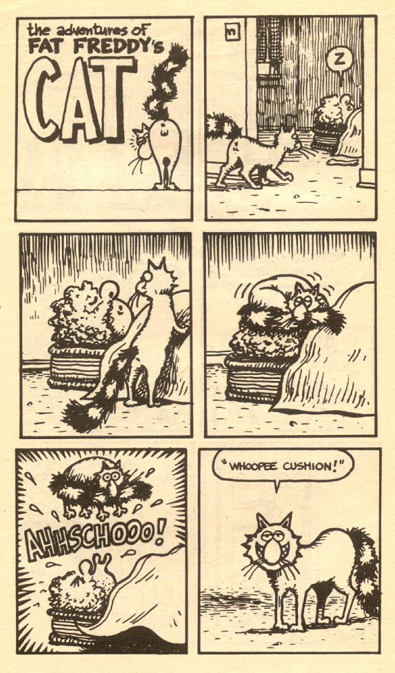 Read online Adventures of Fat Freddy's Cat comic -  Issue #3 - 21