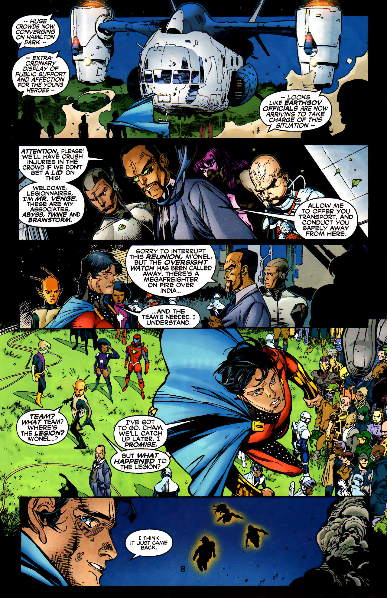 Read online The Legion comic -  Issue #1 - 8