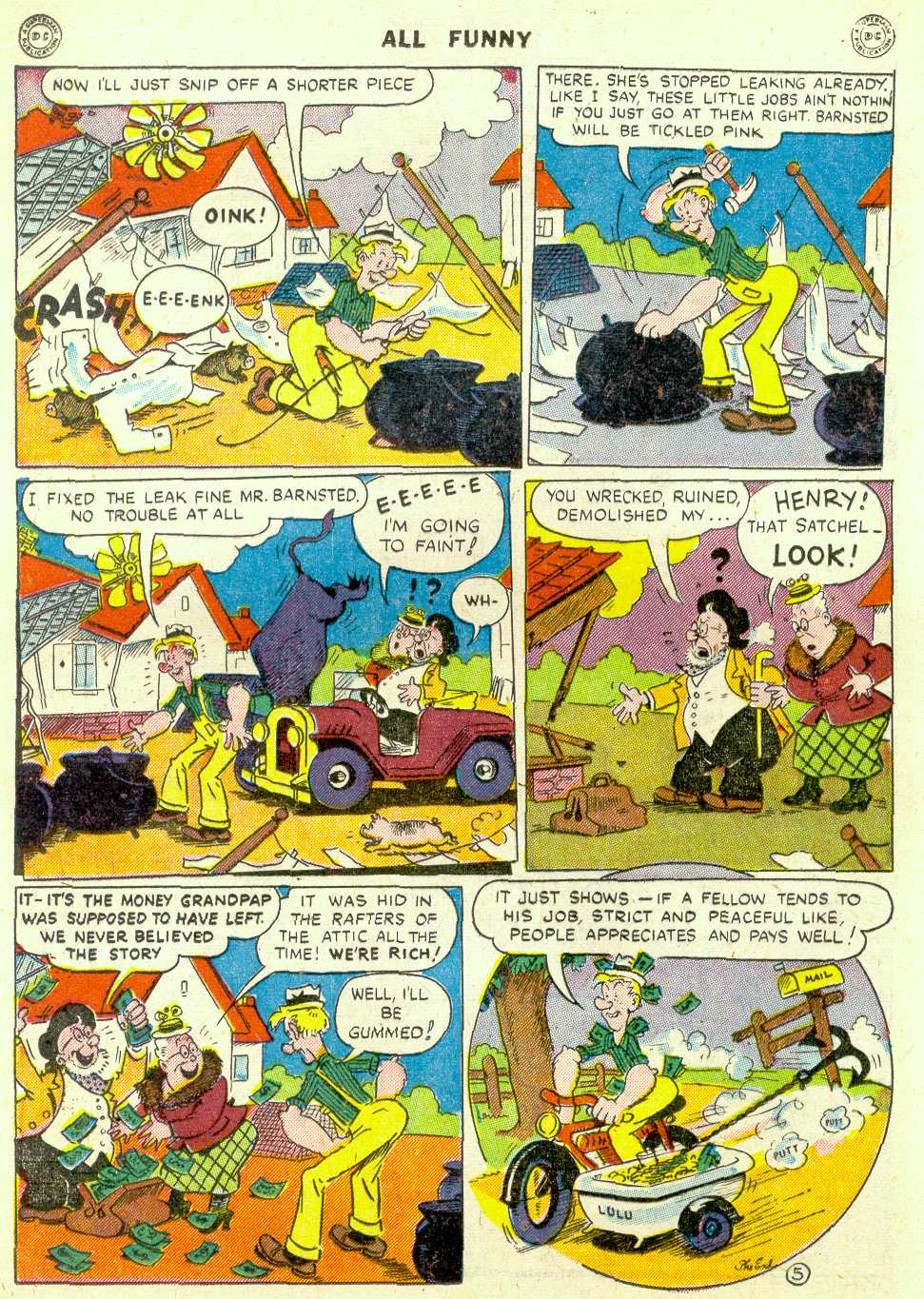 Read online All Funny Comics comic -  Issue #5 - 32