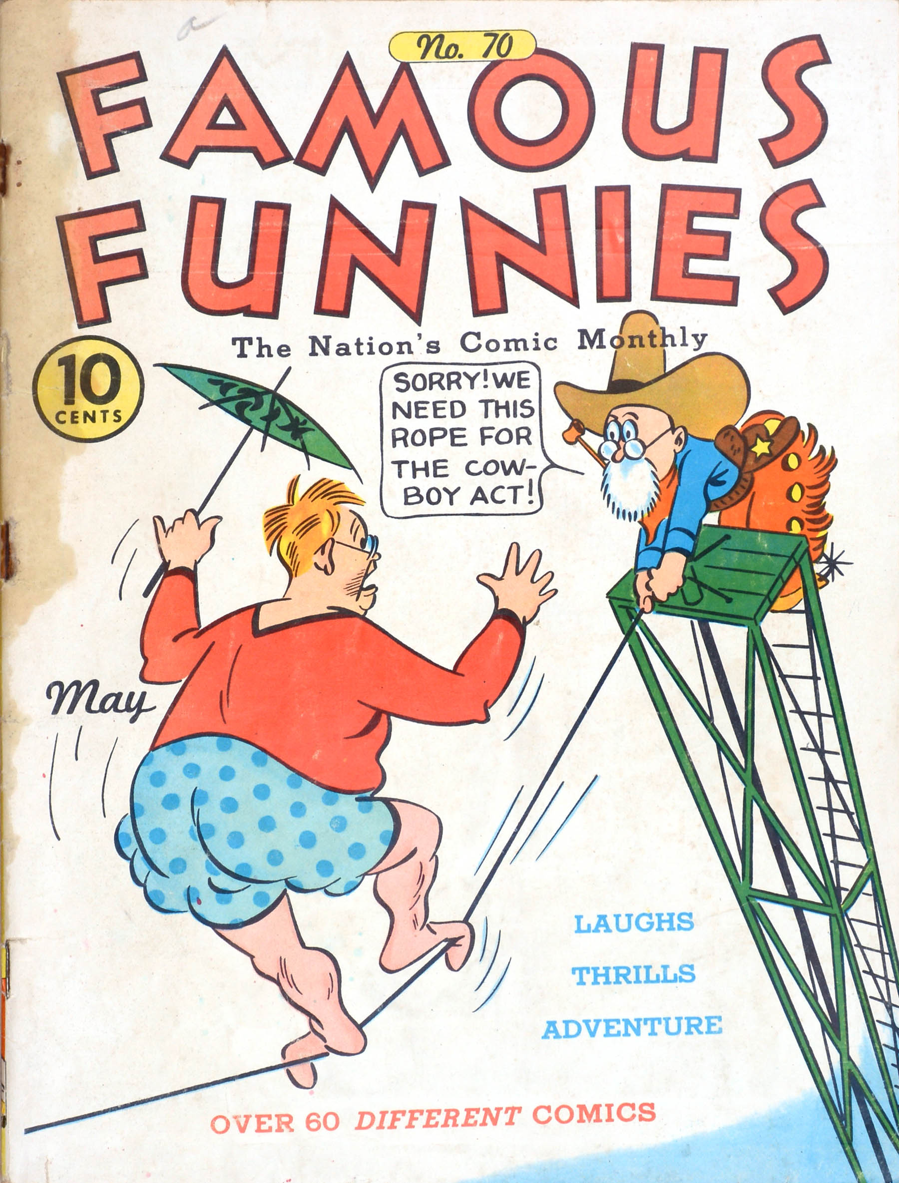 Read online Famous Funnies comic -  Issue #70 - 1