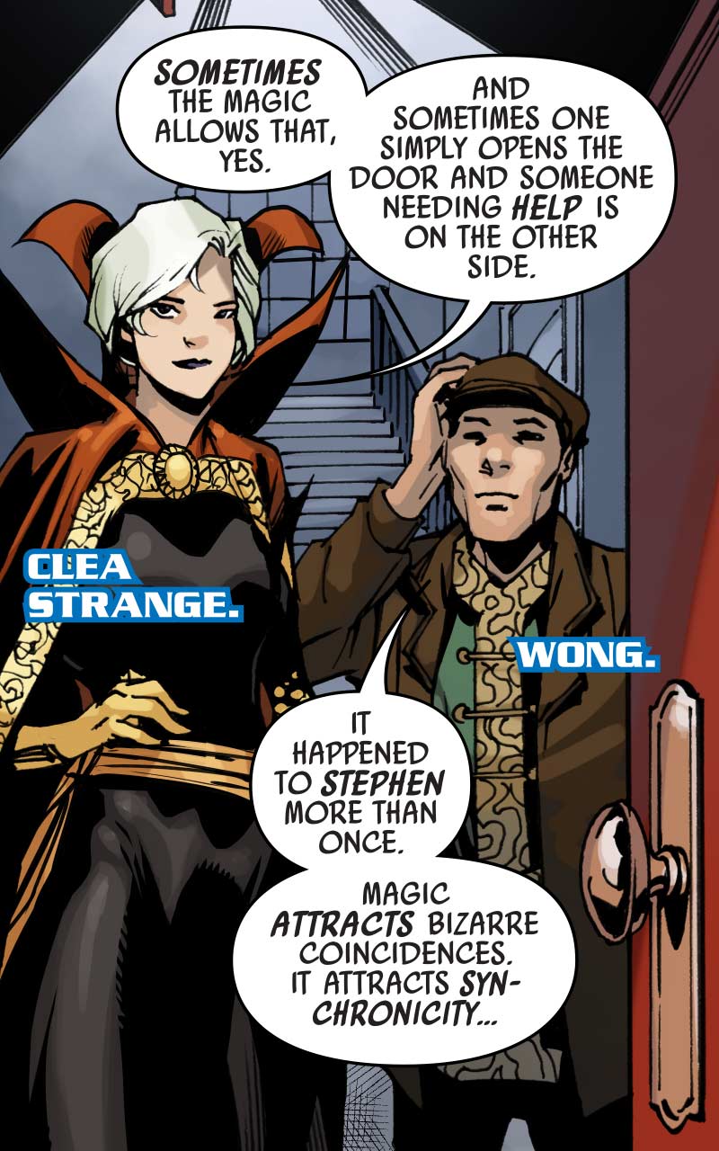 Read online Strange Tales: Clea, Wong & America Infinity Comic comic -  Issue # Full - 7