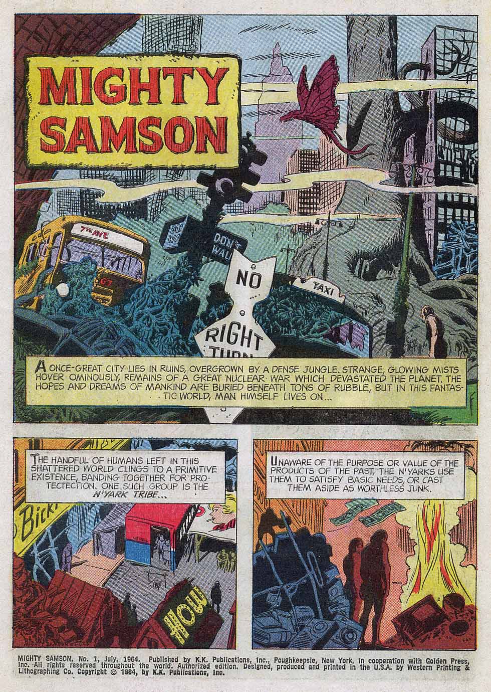 Read online Mighty Samson (1964) comic -  Issue #1 - 3