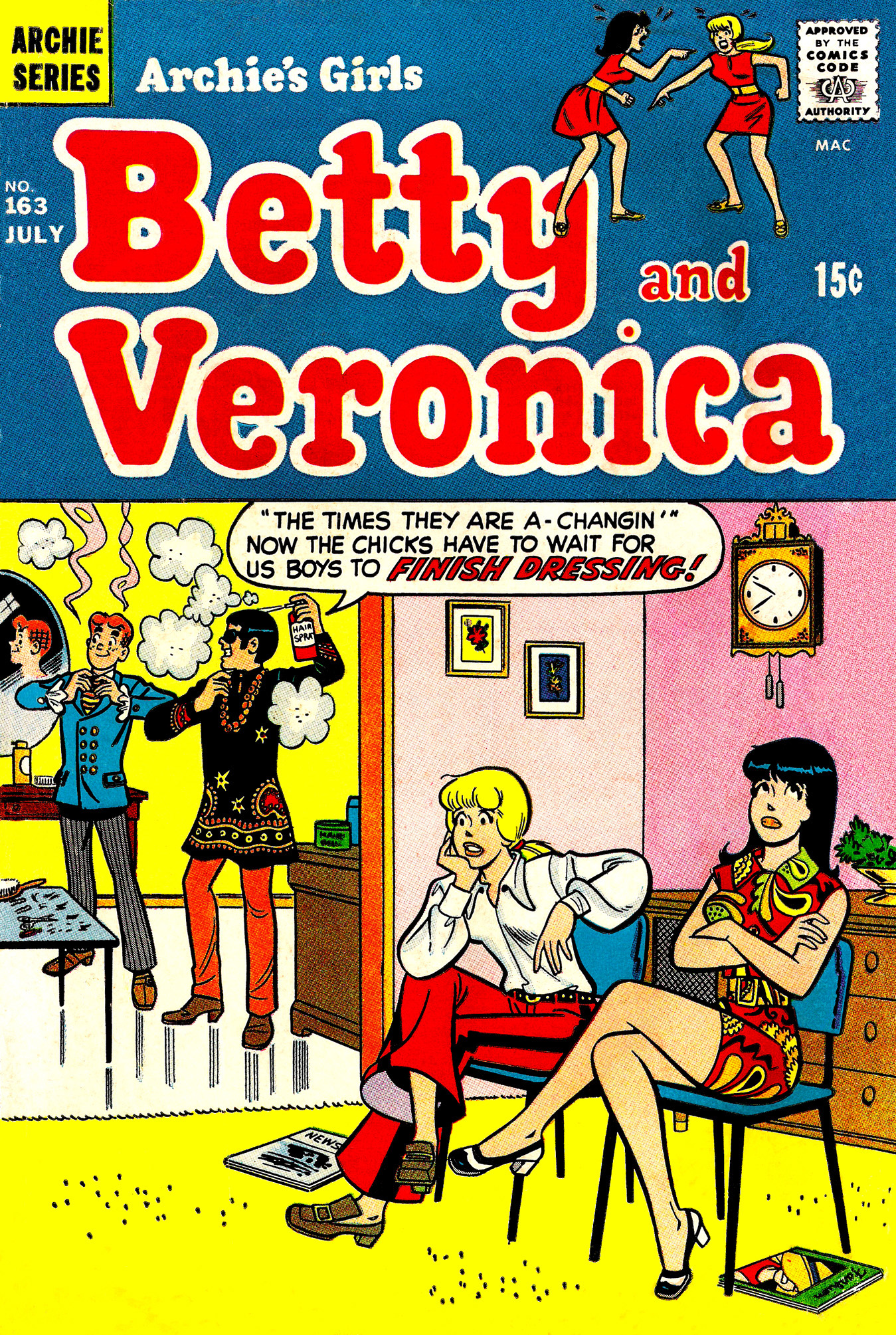 Read online Archie's Girls Betty and Veronica comic -  Issue #163 - 1