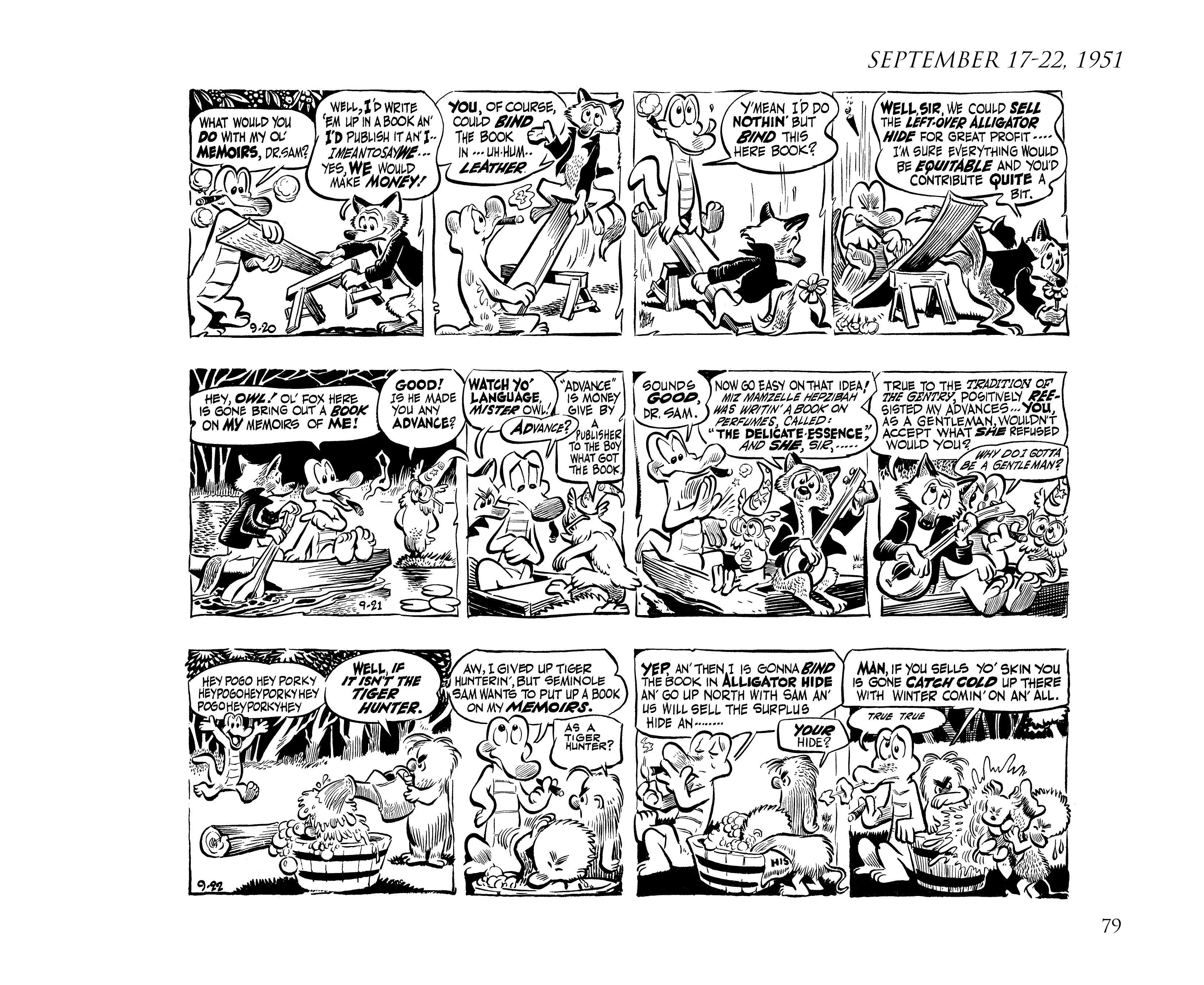 Read online Pogo by Walt Kelly: The Complete Syndicated Comic Strips comic -  Issue # TPB 2 (Part 1) - 97