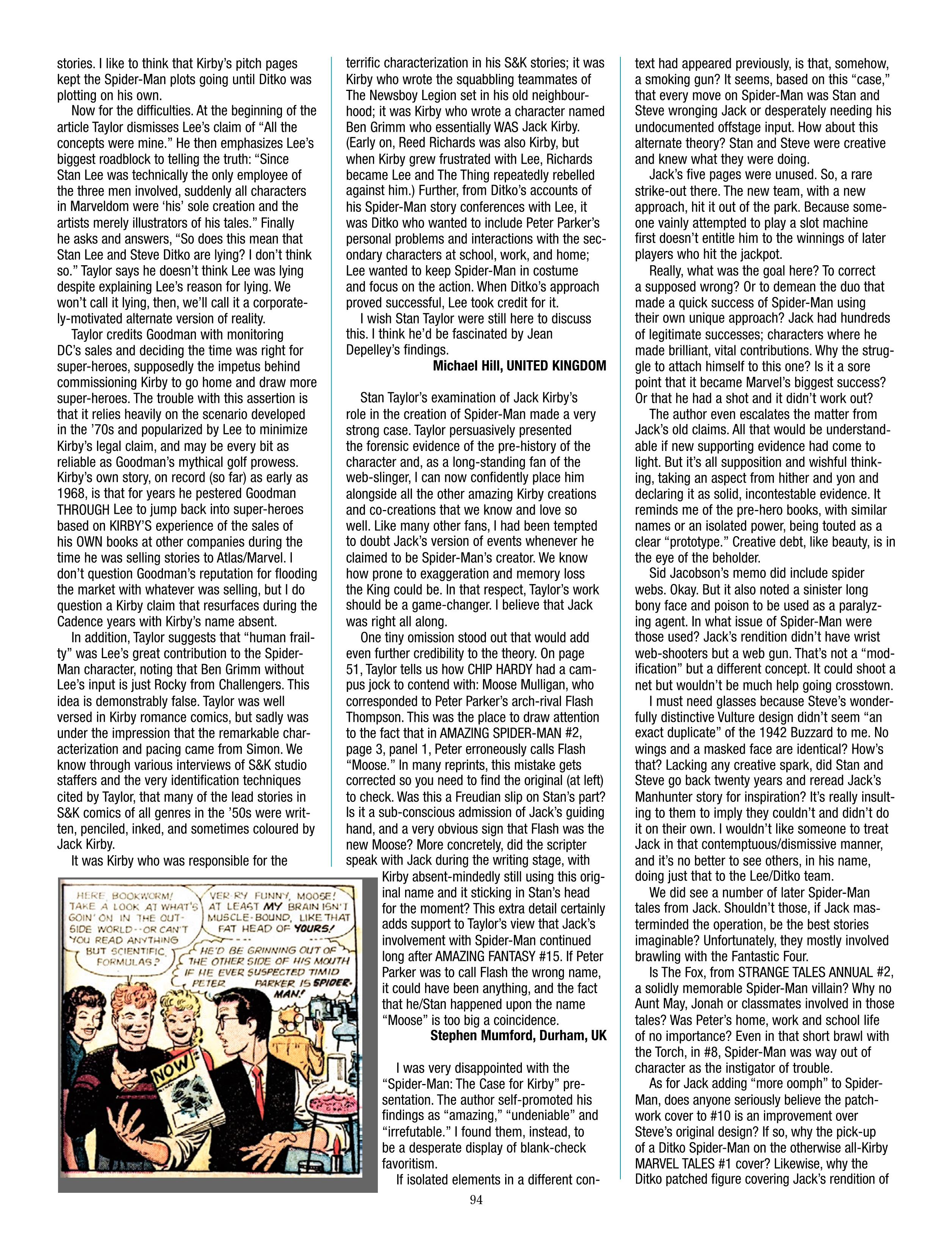 Read online The Jack Kirby Collector comic -  Issue #72 - 96