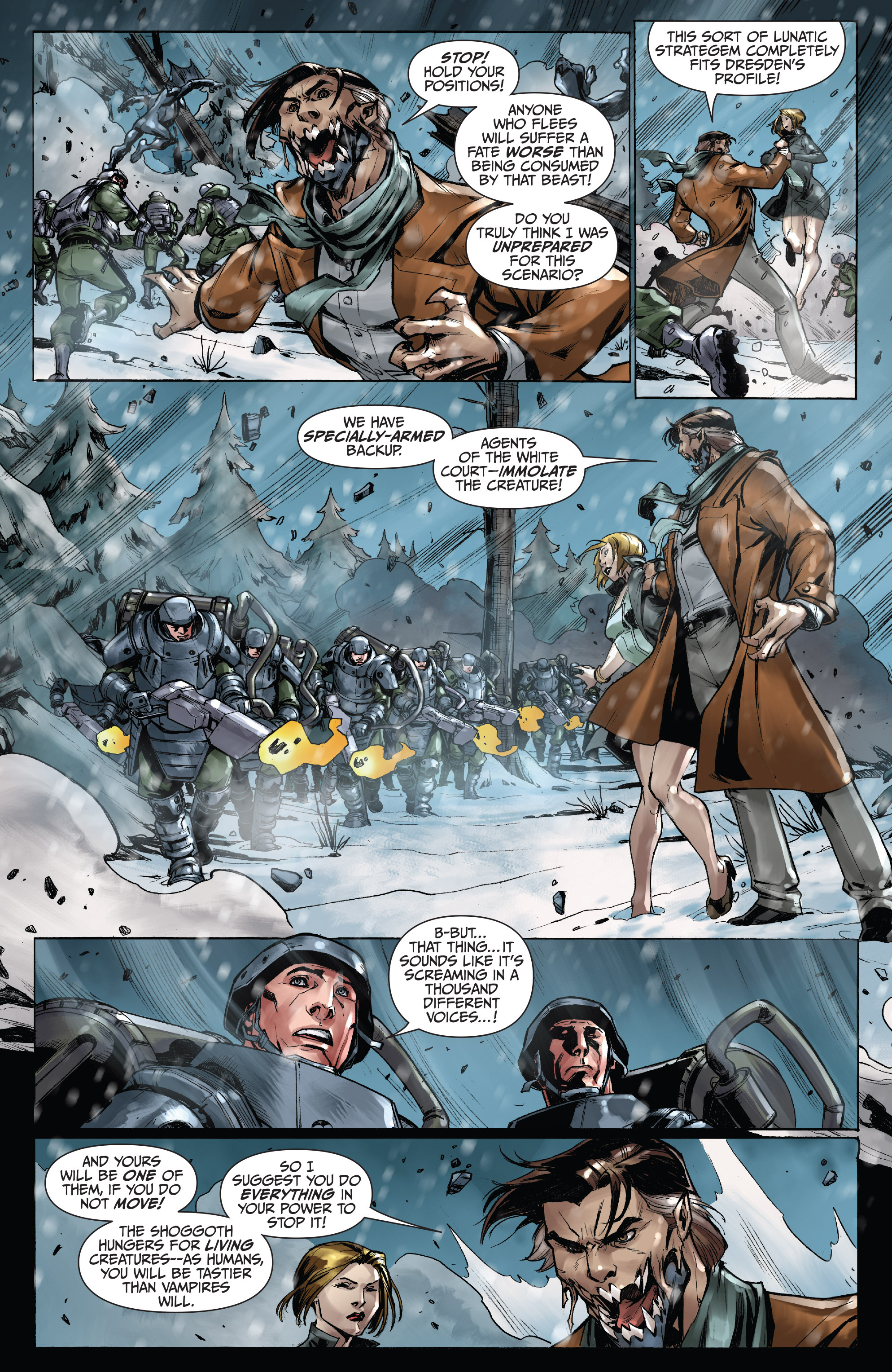 Read online Jim Butcher's The Dresden Files: War Cry comic -  Issue #5 - 4