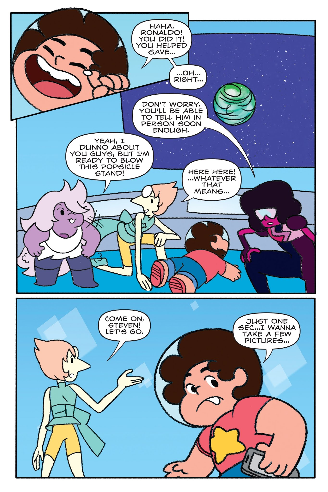 Read online Steven Universe: Anti-Gravity comic -  Issue # TPB - 121