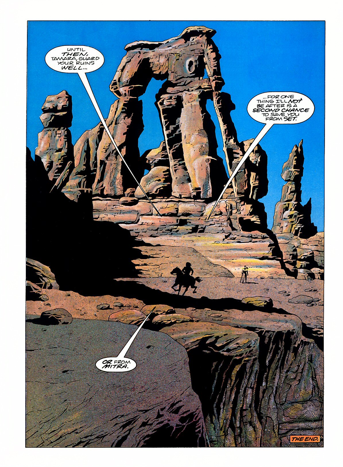 Read online Marvel Graphic Novel comic -  Issue #53 - Conan - The Skull of Set - 64
