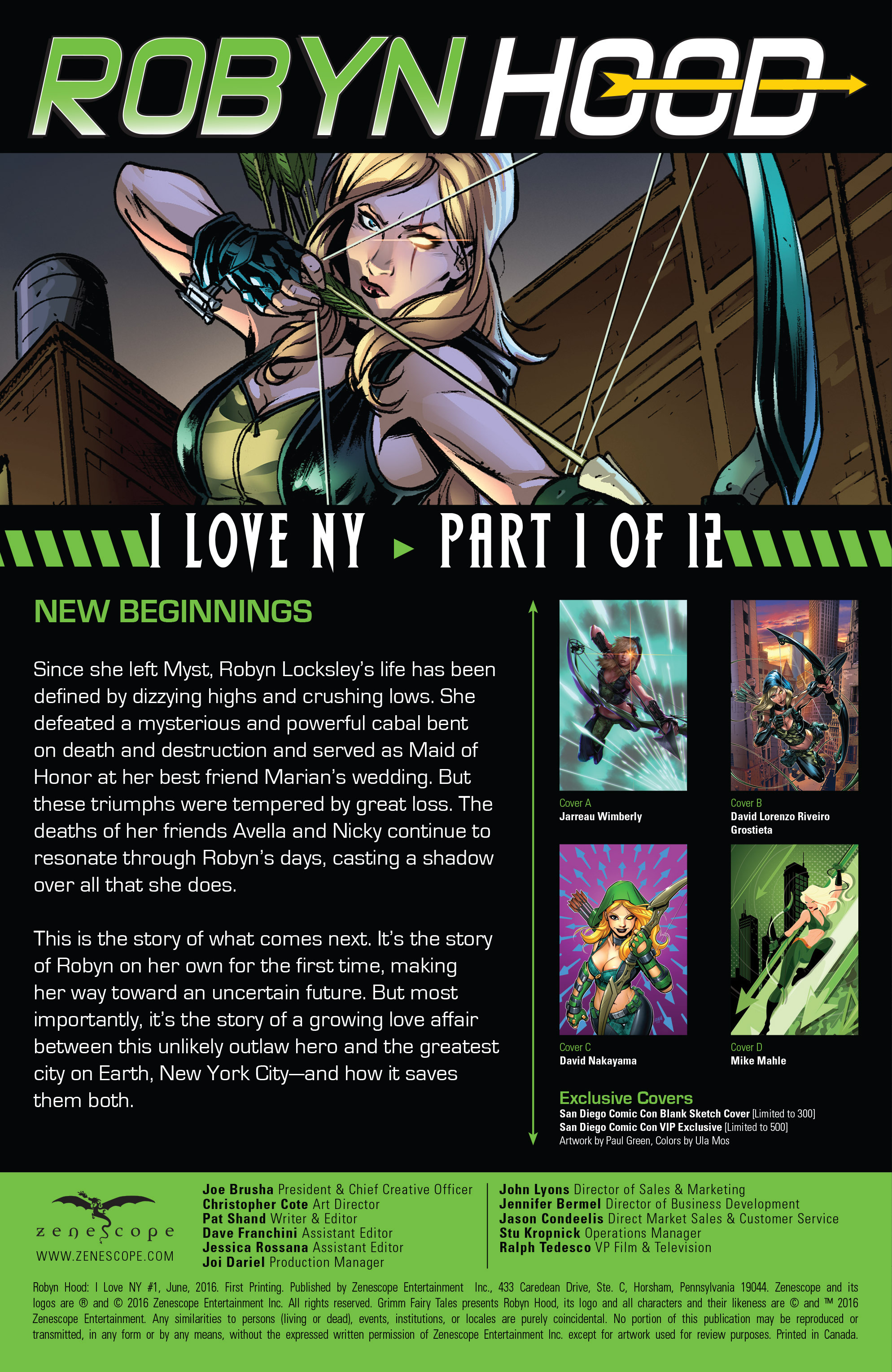Read online Robyn Hood I Love NY comic -  Issue #1 - 2