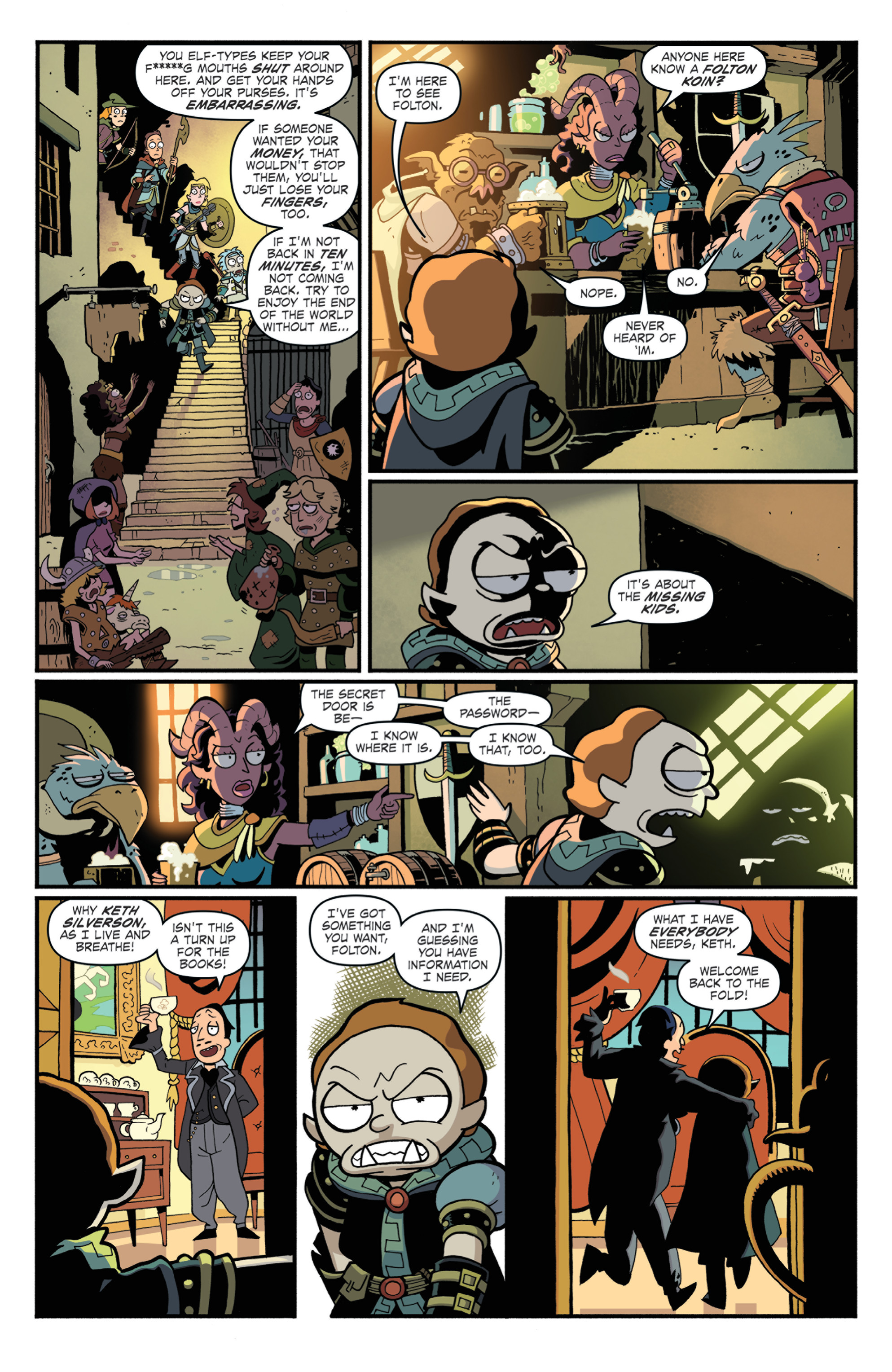 Read online Rick and Morty vs Dungeons & Dragons comic -  Issue # _TPB - 91