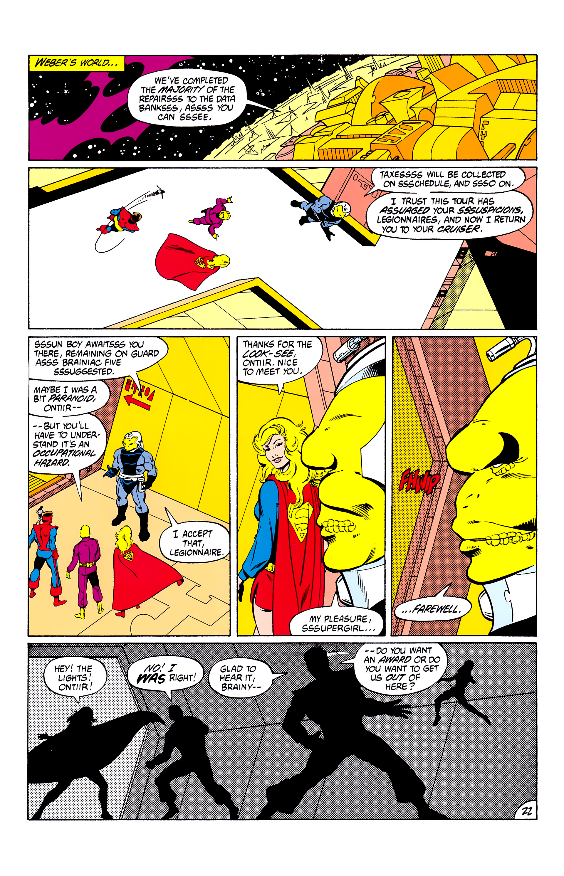 Read online Legion of Super-Heroes (1980) comic -  Issue #302 - 23