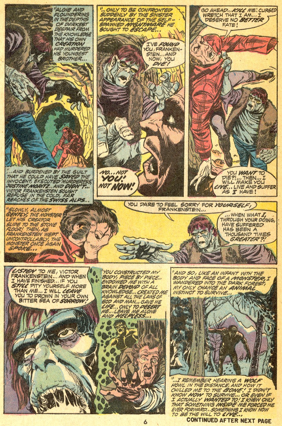 Read online Frankenstein (1973) comic -  Issue #2 - 6