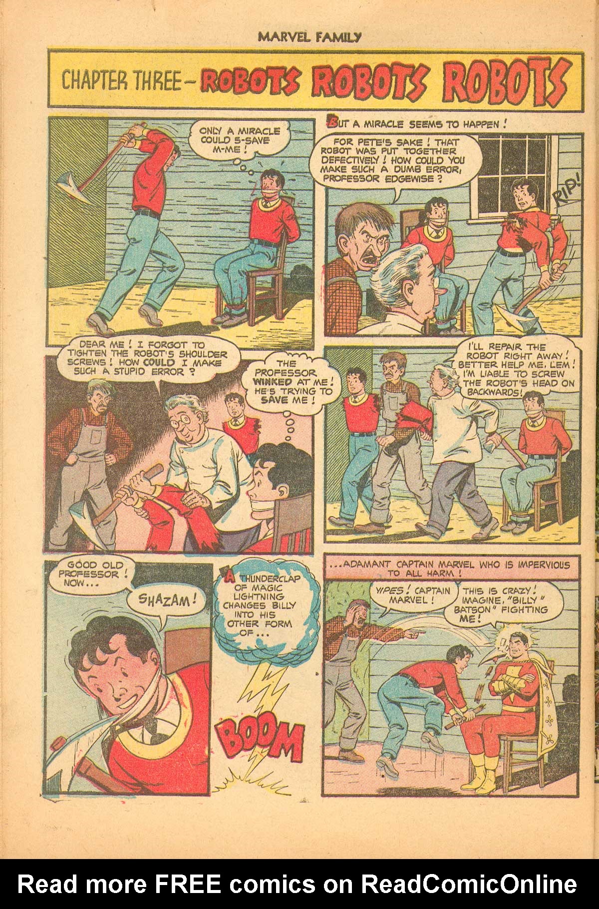 Read online The Marvel Family comic -  Issue #89 - 30