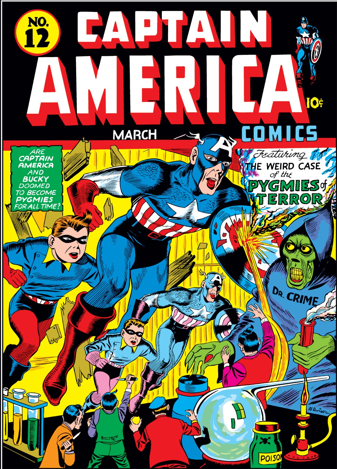 Read online Captain America Comics comic -  Issue #12 - 1