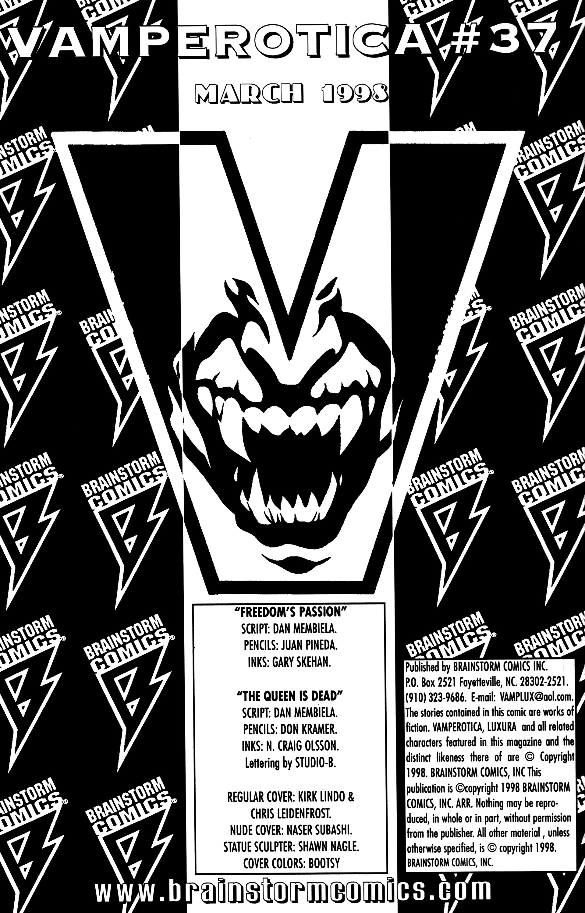 Read online Vamperotica comic -  Issue #37 - 2