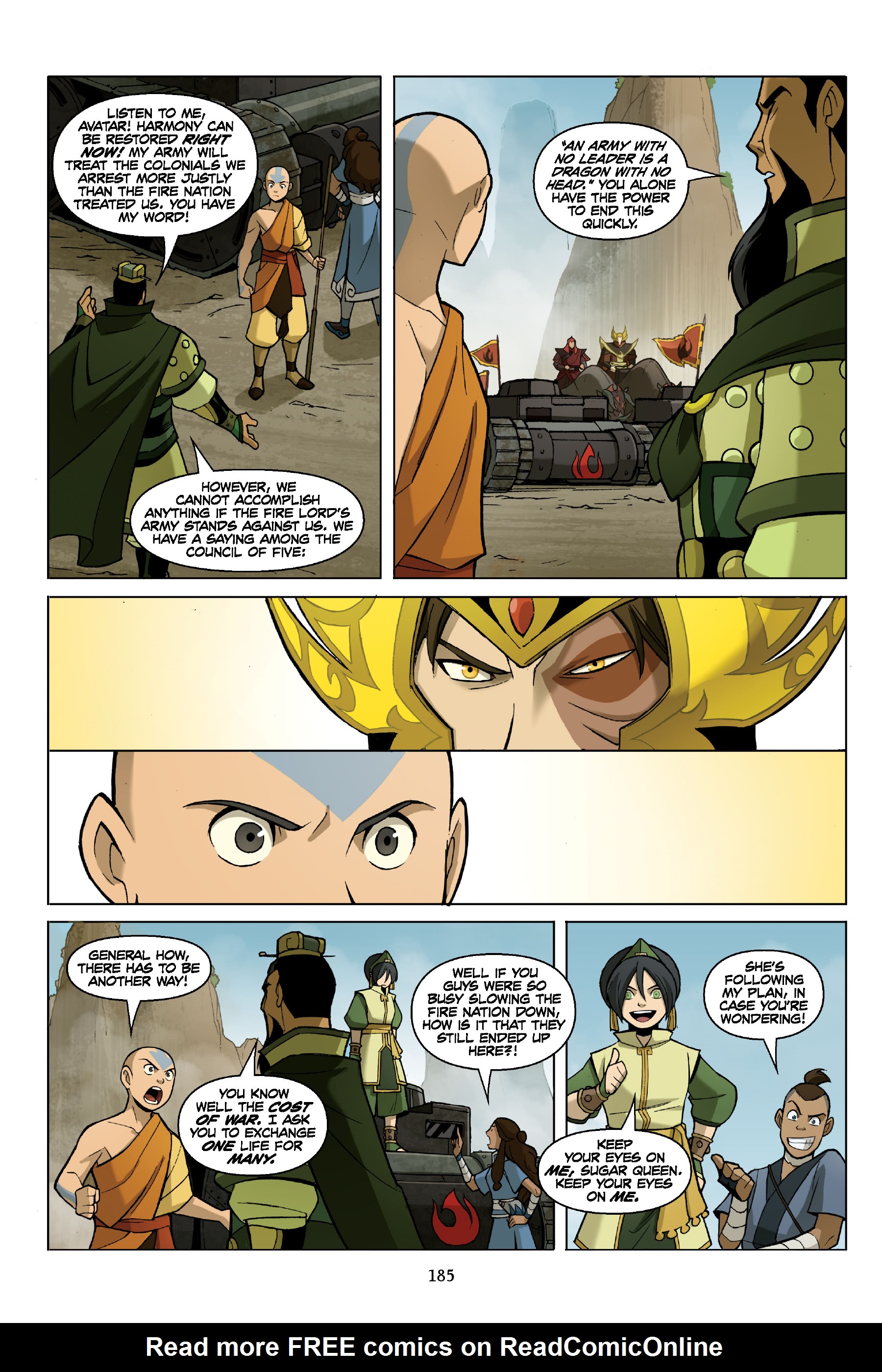 Read online Nickelodeon Avatar: The Last Airbender - The Promise comic -  Issue # _TPB Omnibus (Part 2) - 85