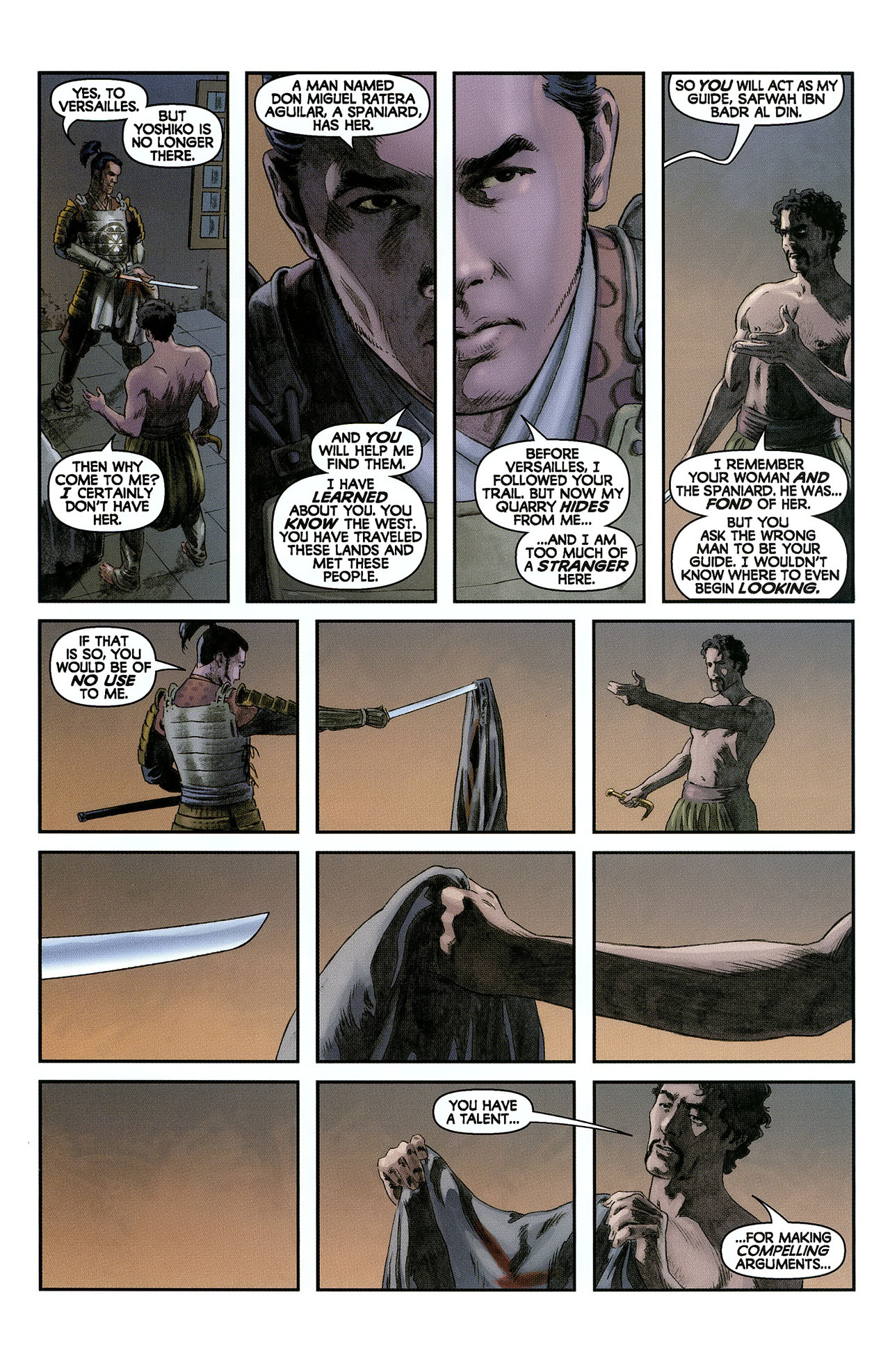 Read online Samurai: Heaven and Earth (2006) comic -  Issue #1 - 17