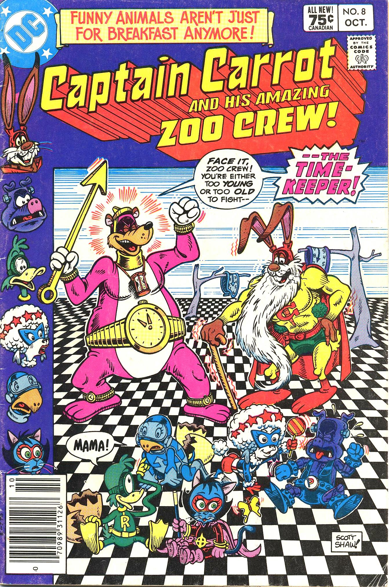 Read online Captain Carrot and His Amazing Zoo Crew! comic -  Issue #8 - 1