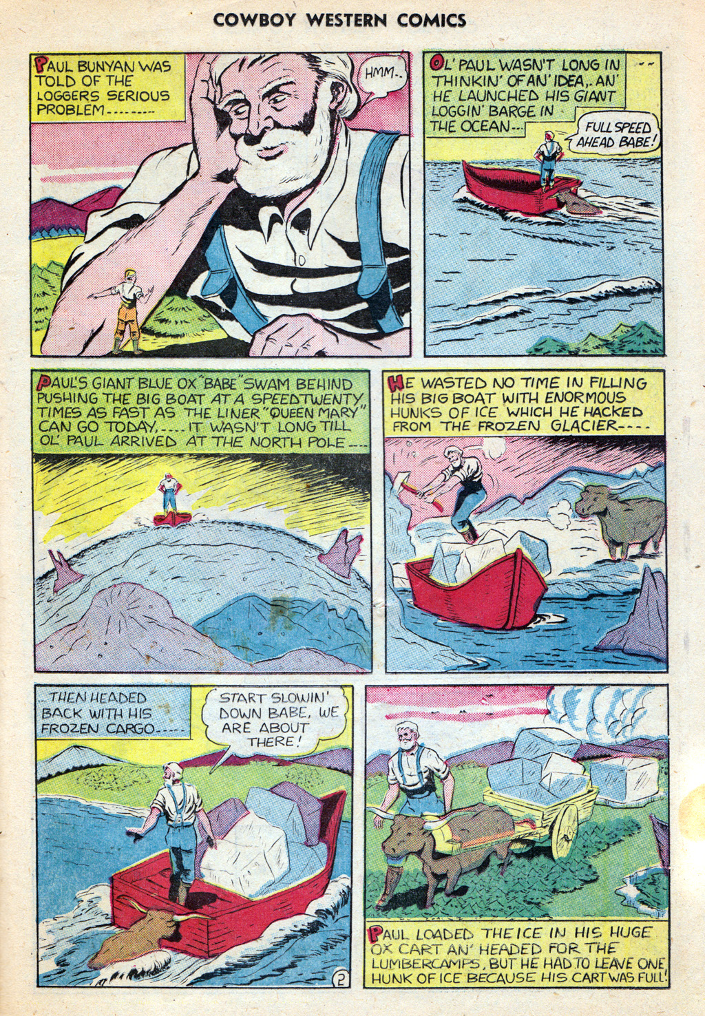 Read online Cowboy Western Comics (1948) comic -  Issue #33 - 23