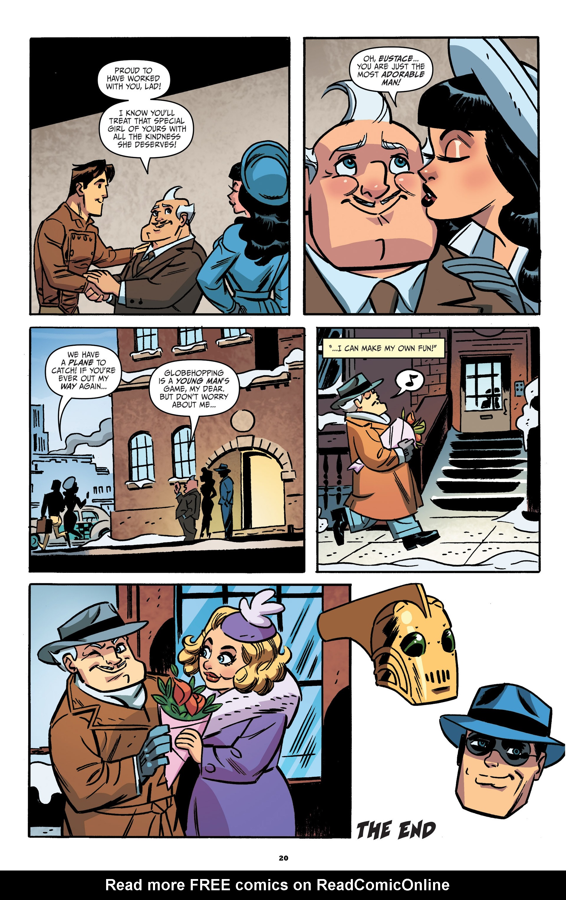 Read online The Rocketeer/The Spirit: Pulp Friction comic -  Issue #4 - 23