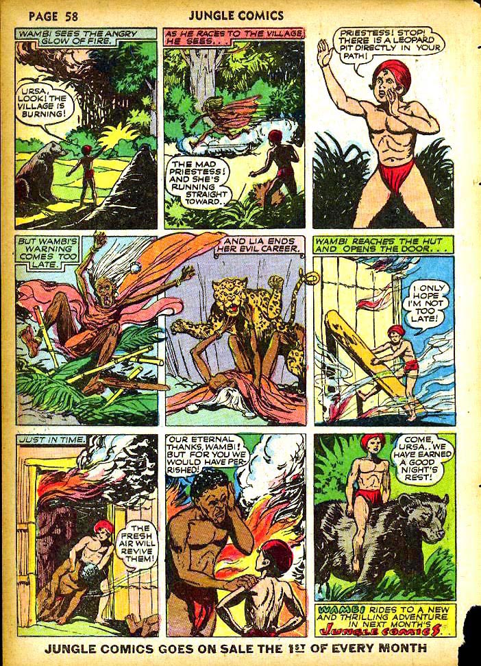 Read online Jungle Comics comic -  Issue #23 - 62