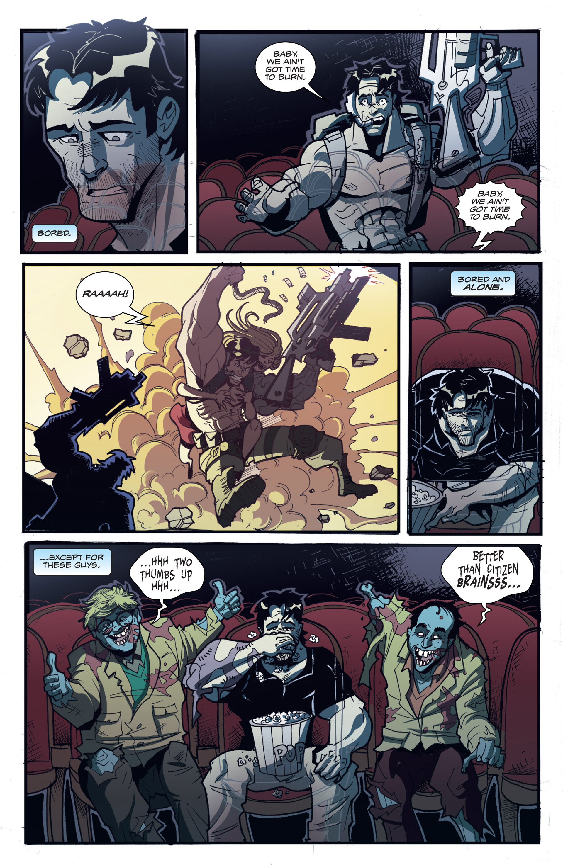 Read online Fanboys vs. Zombies comic -  Issue #17 - 3