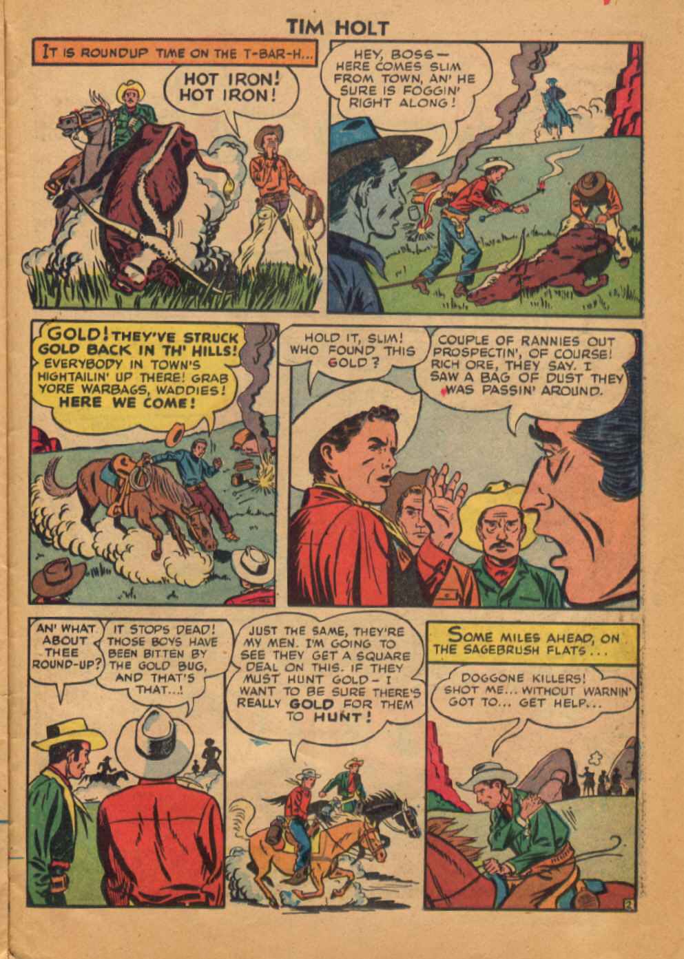 Read online Tim Holt comic -  Issue #7 - 25