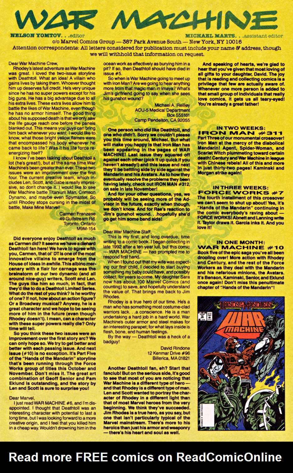 Read online War Machine (1994) comic -  Issue #9 - 24